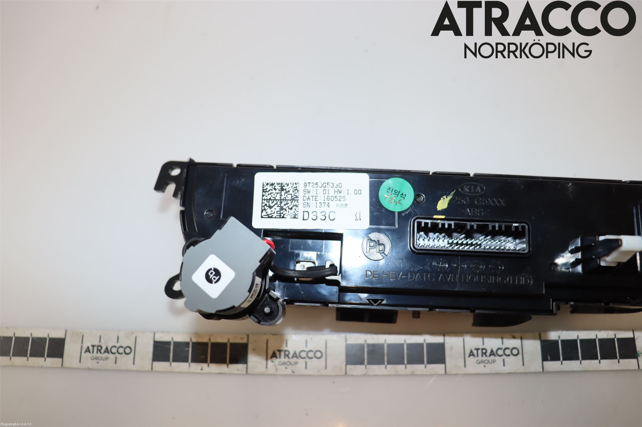 Kia NIRO (DE) 17-22 Varme Ac Betjening-Display