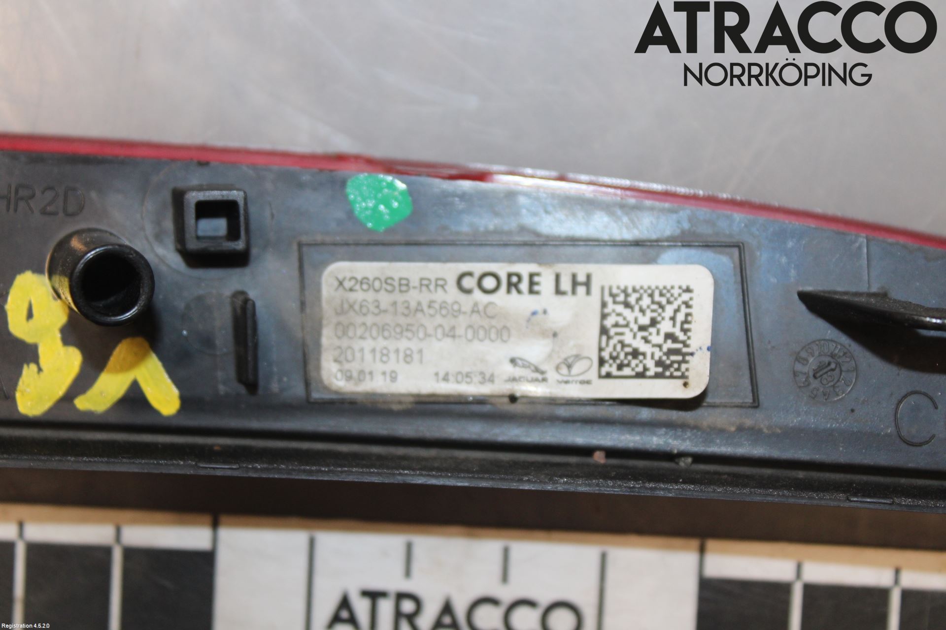 Jaguar XF (X260) 16-24 Refleks Bak