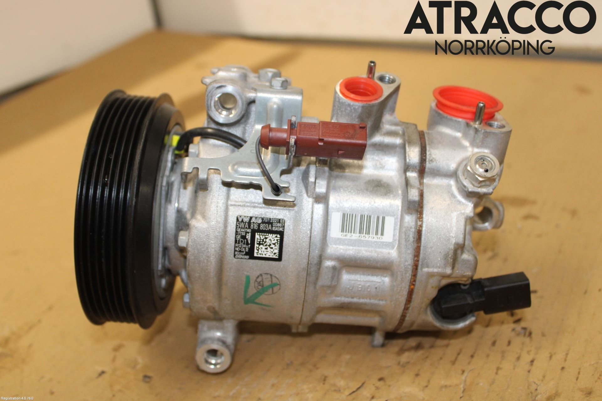 Audi A3/S3 8Y 21- Varme Ac Kompressor