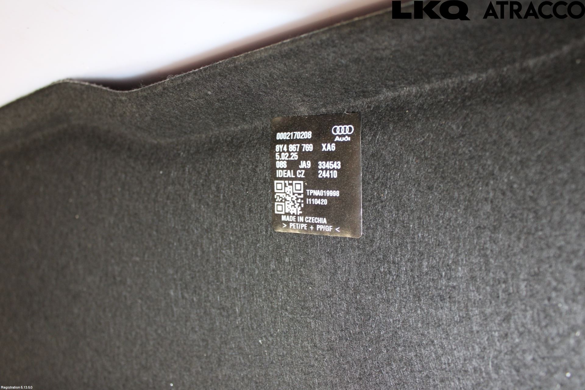 Audi A3/S3 8Y 21- Innr Hattehylle