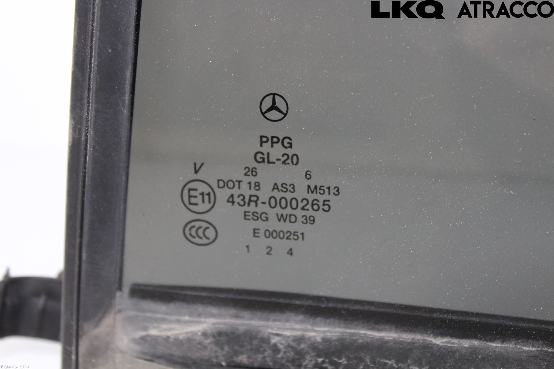 Mercedes-Benz MB R-KLASS (W251) 05-13 Dørrute Bak Vens Trekant 4D