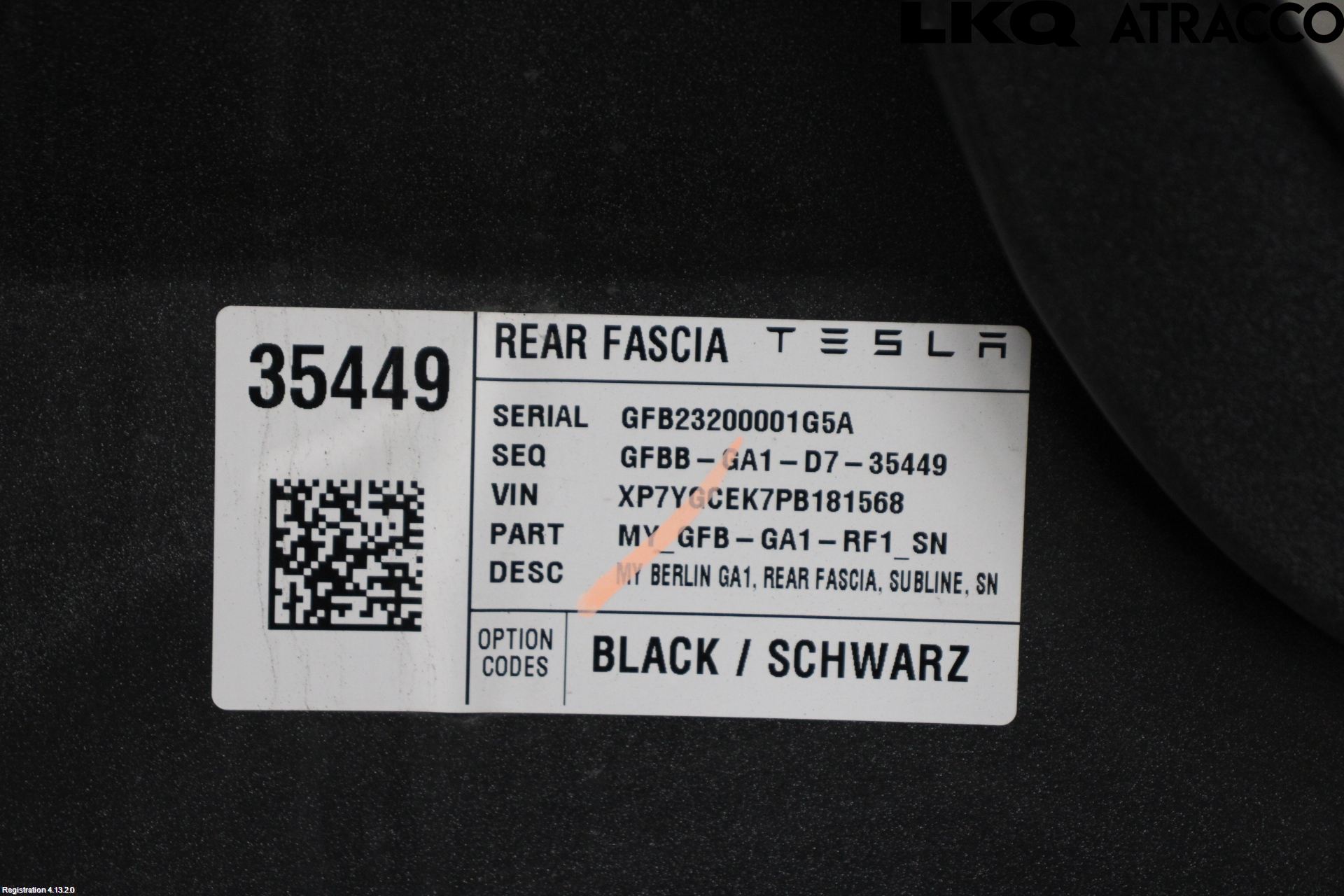 Tesla MODEL Y 21- Støtfanger Bak Overtrekk