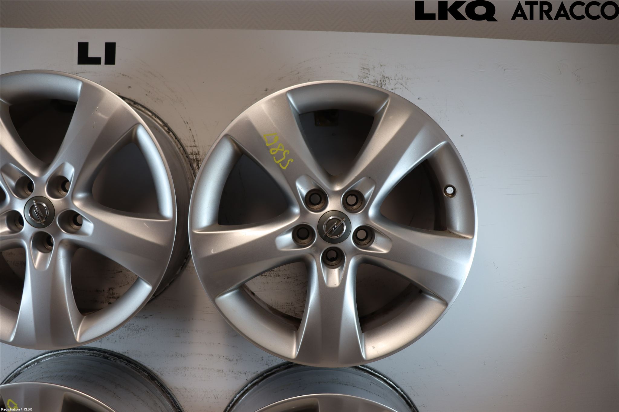 Opel ASTRA J 10-15 Felg Aluminium Sett 4Stk