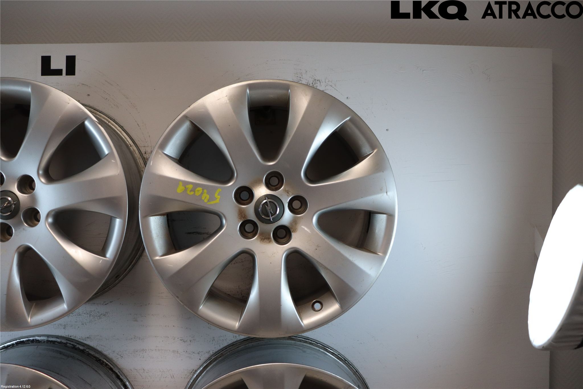 Opel ASTRA J 10-15 Felg Aluminium Sett 4Stk