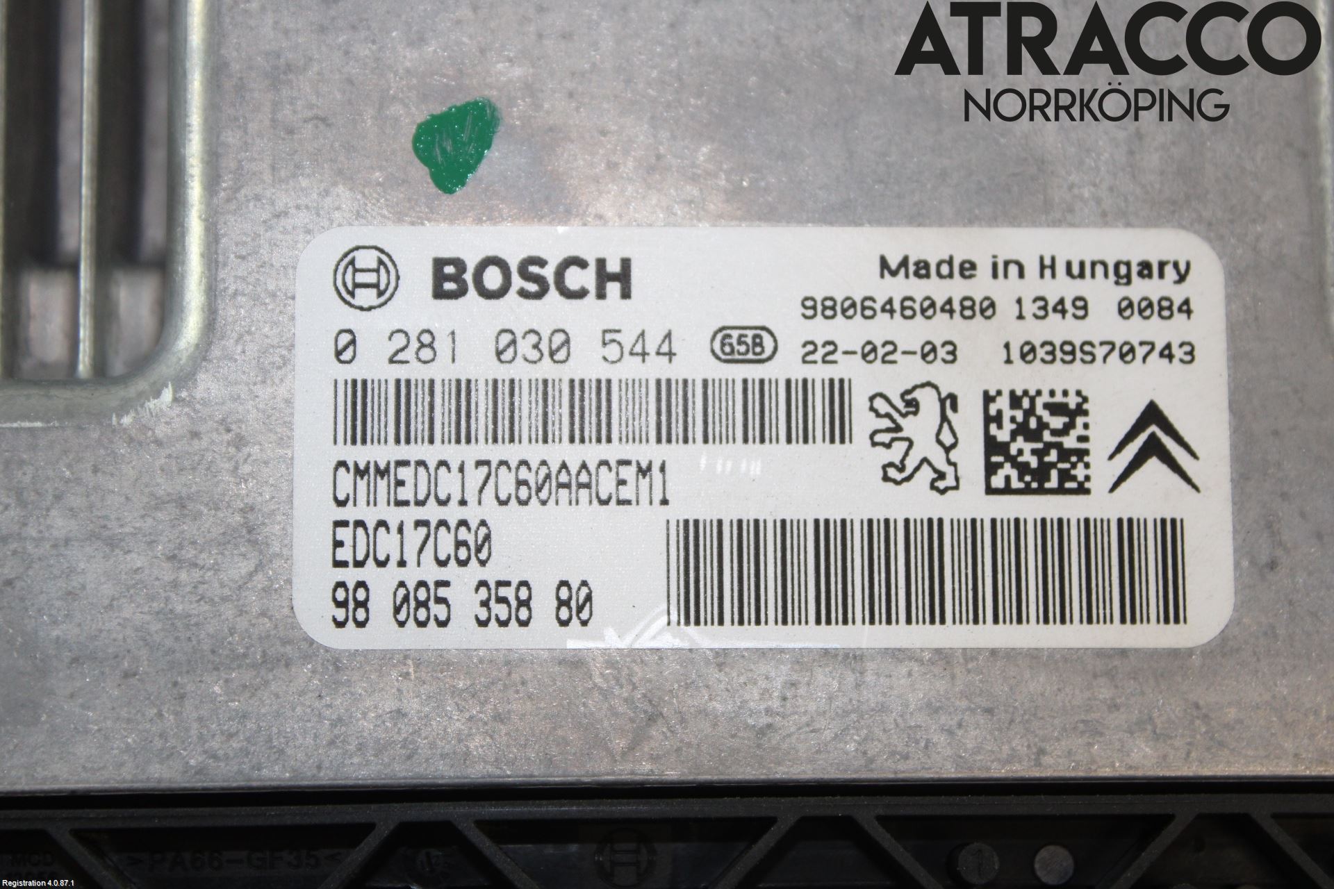 Toyota PROACE II 16- Styreenhet Dieselpumpe