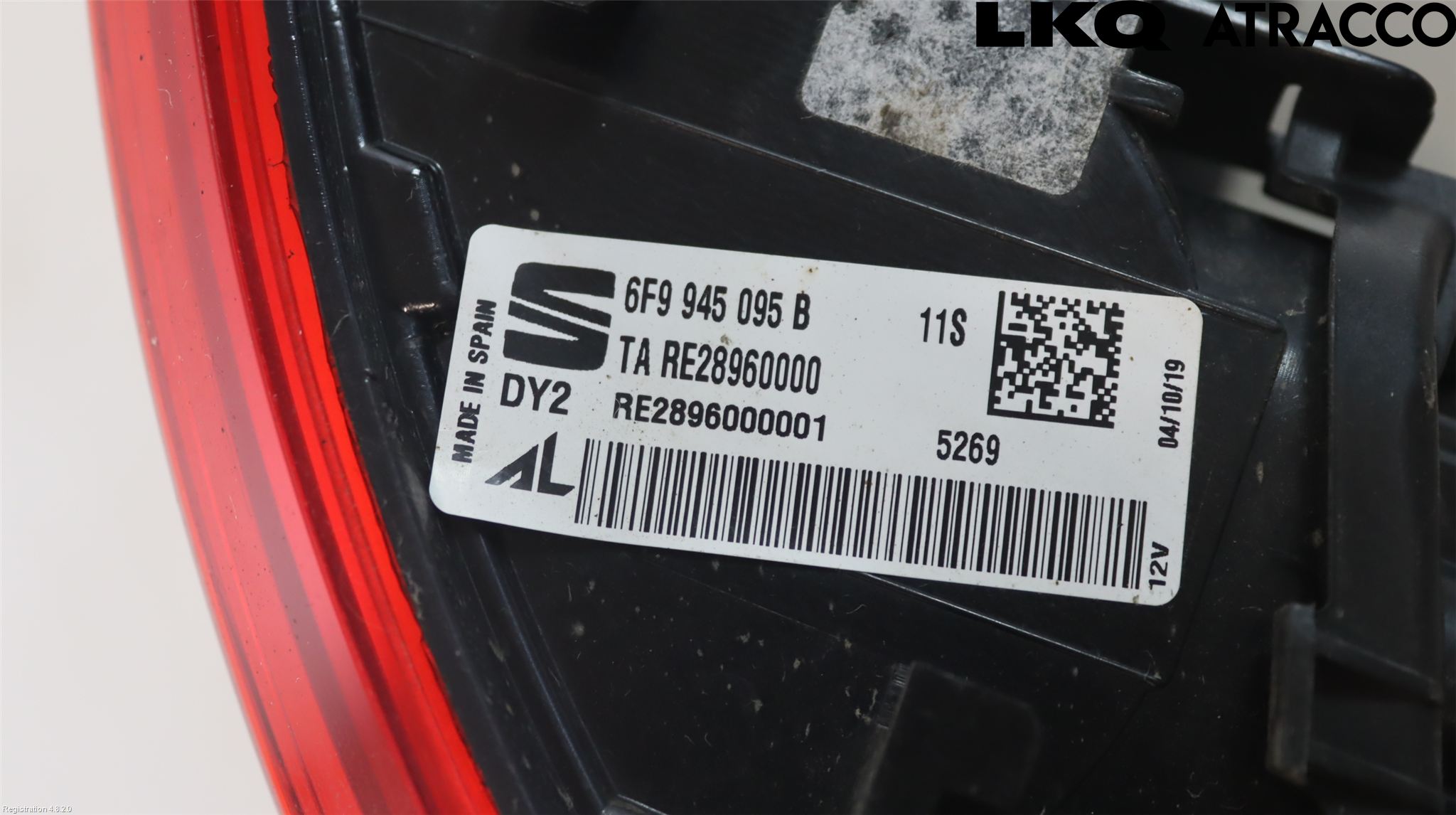 Seat ARONA Baklykt Venstre