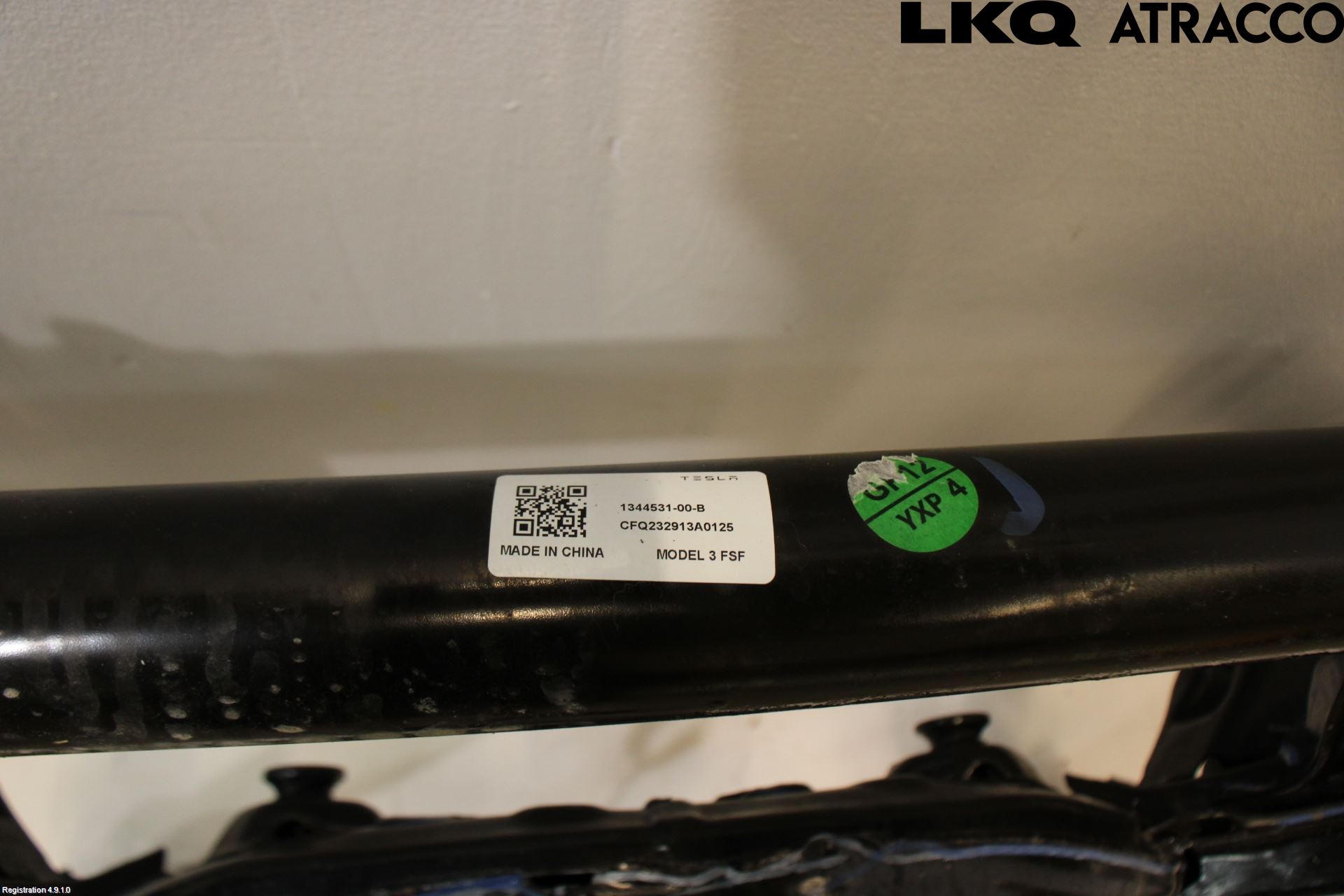 Tesla MODEL 3 17- Forstillingsbjelke(Tvergående)