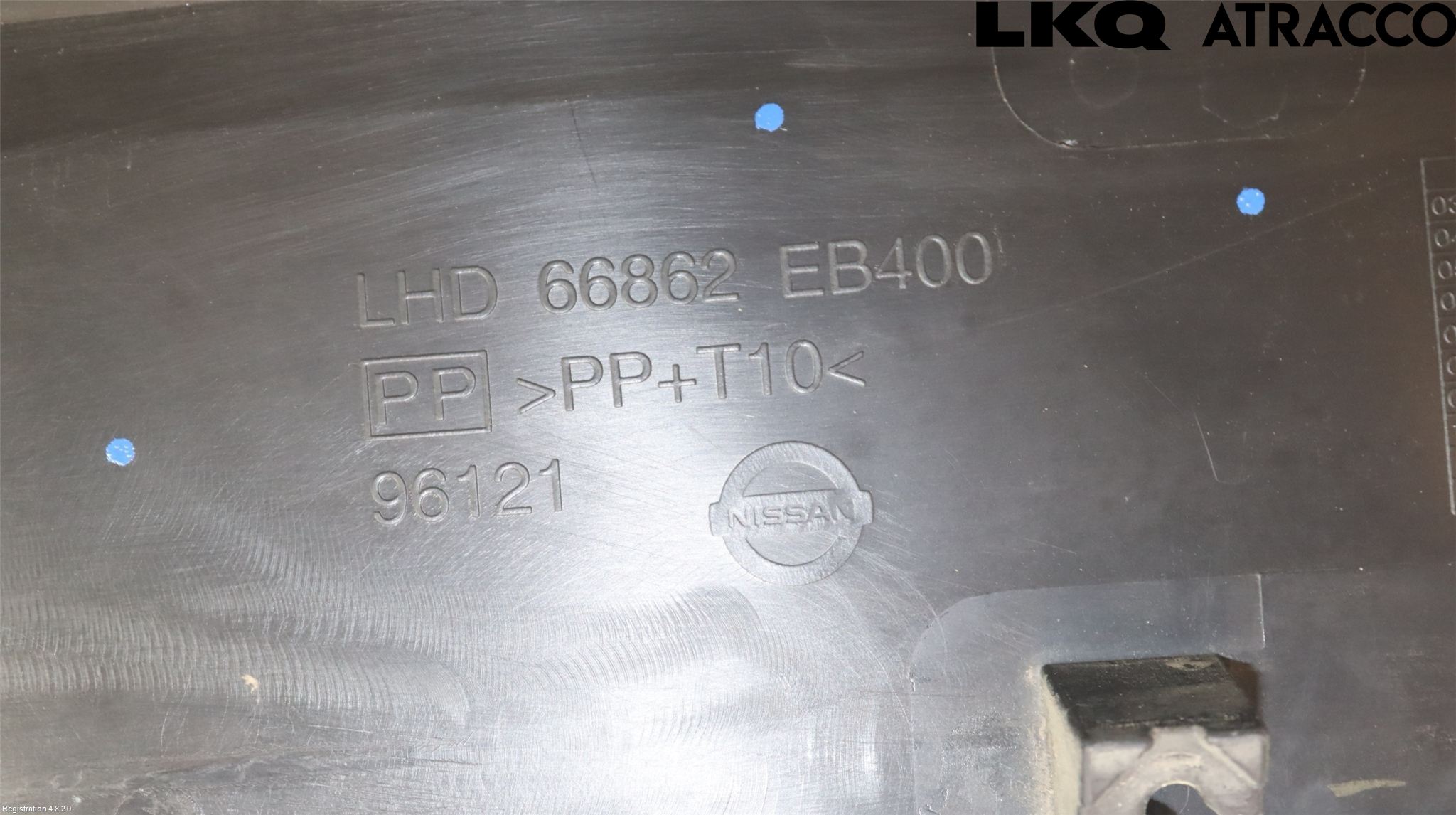 Nissan NAVARA 05-16 Visker Deksel-Grill-Under Frr