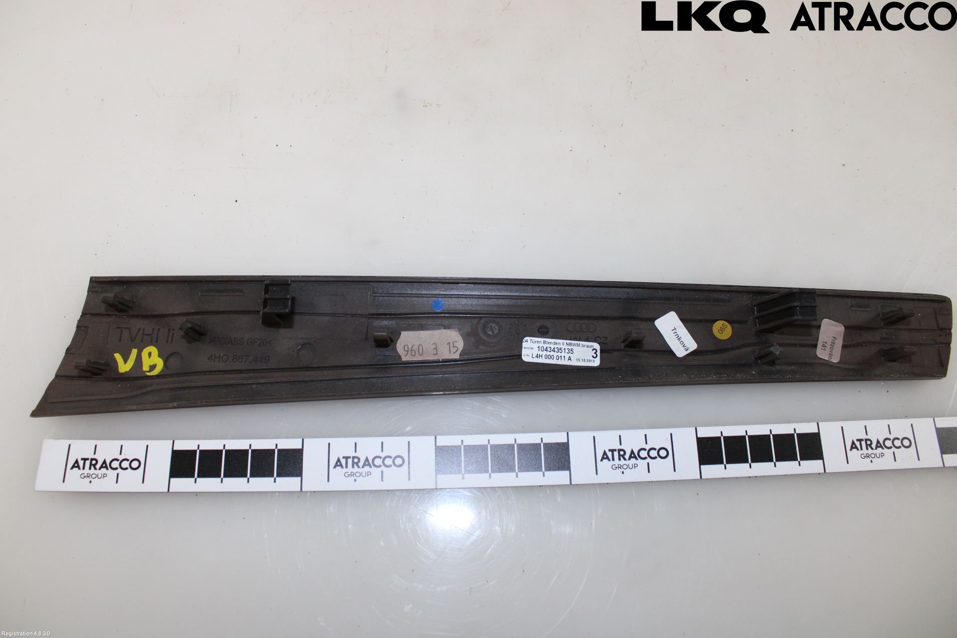 Audi A8/S8 4H 10-17 Dørtrekk Innlegg Venstre
