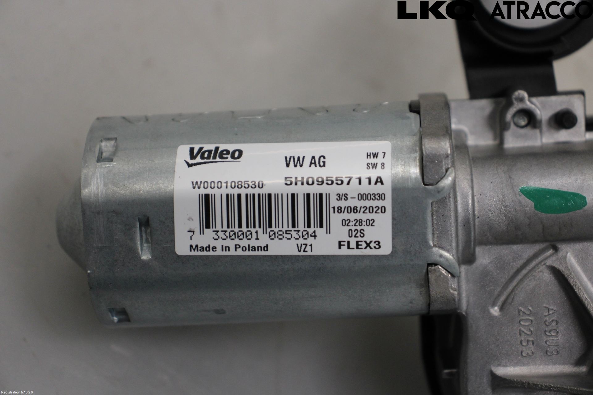 Volkswagen VW GOLF / E-GOLF VIII 20- Viskermotor Bakluke