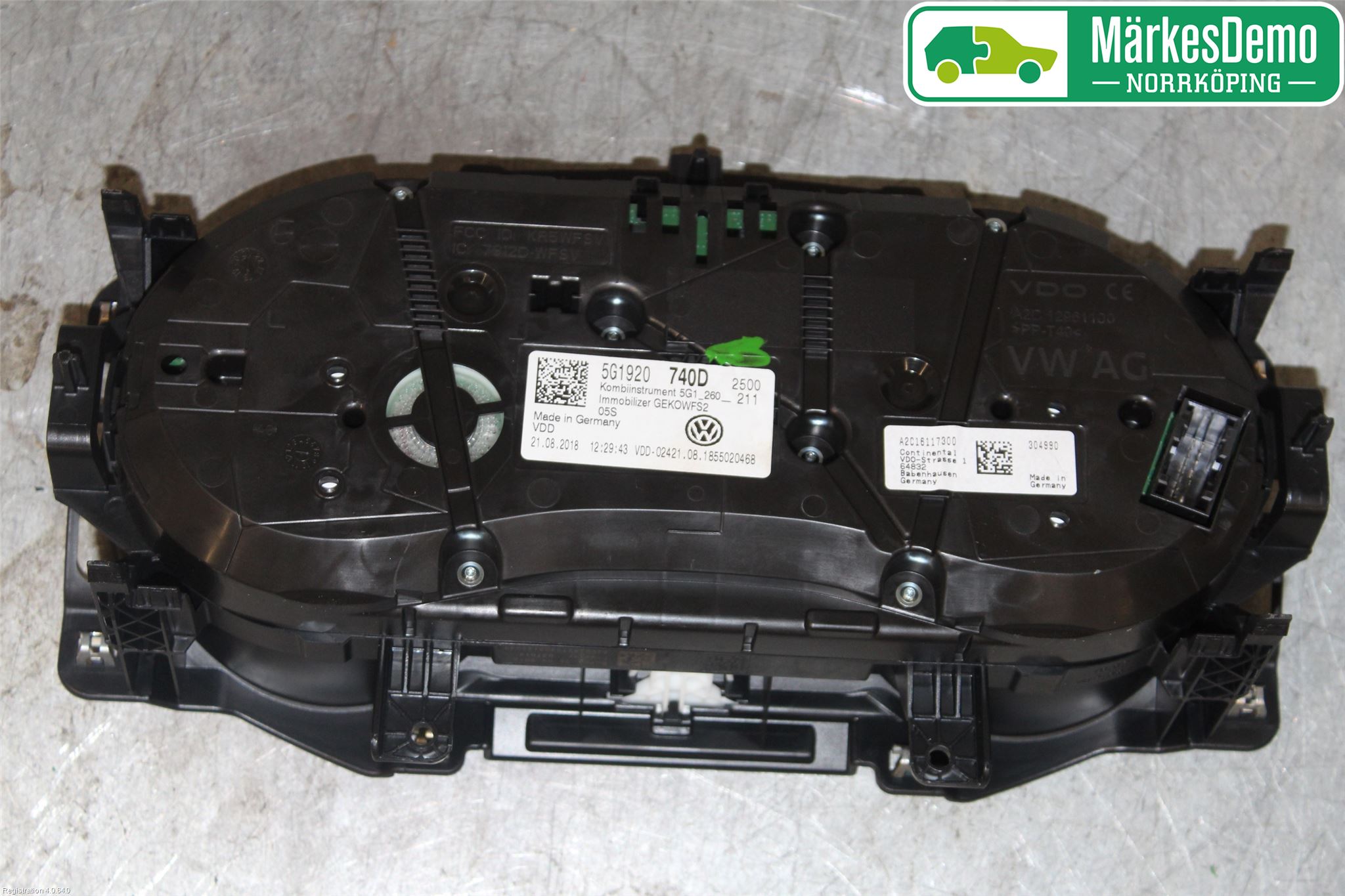 Volkswagen VW GOLF / E-GOLF VII 13-20 Instr Kombinert