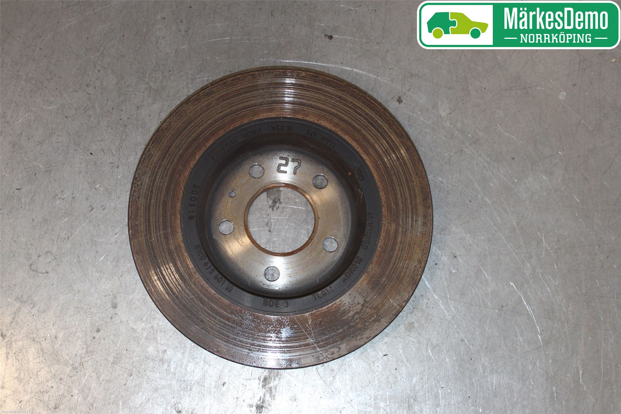 Audi A4/S4 B9 16-19 Bremseskive Bak