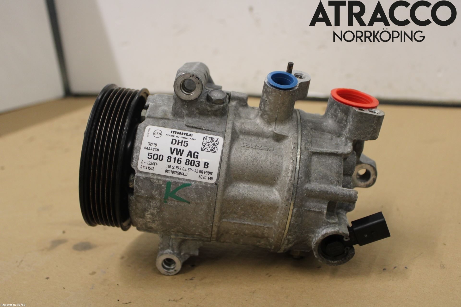 Volkswagen VW GOLF SPORTSVAN 15-20 Varme Ac Kompressor