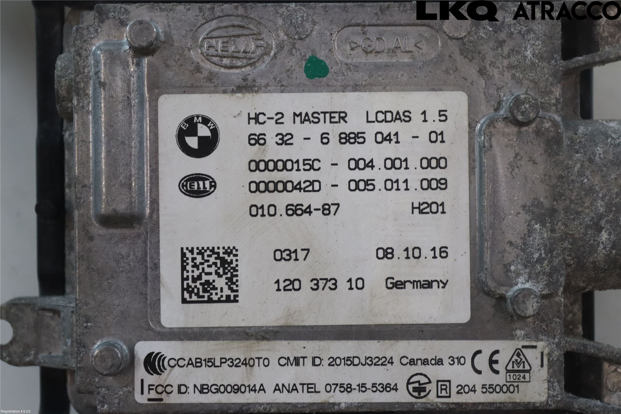 BMW 5 F10/F11/F18 09-17 Sensor Kollisjonsbeskyttelse
