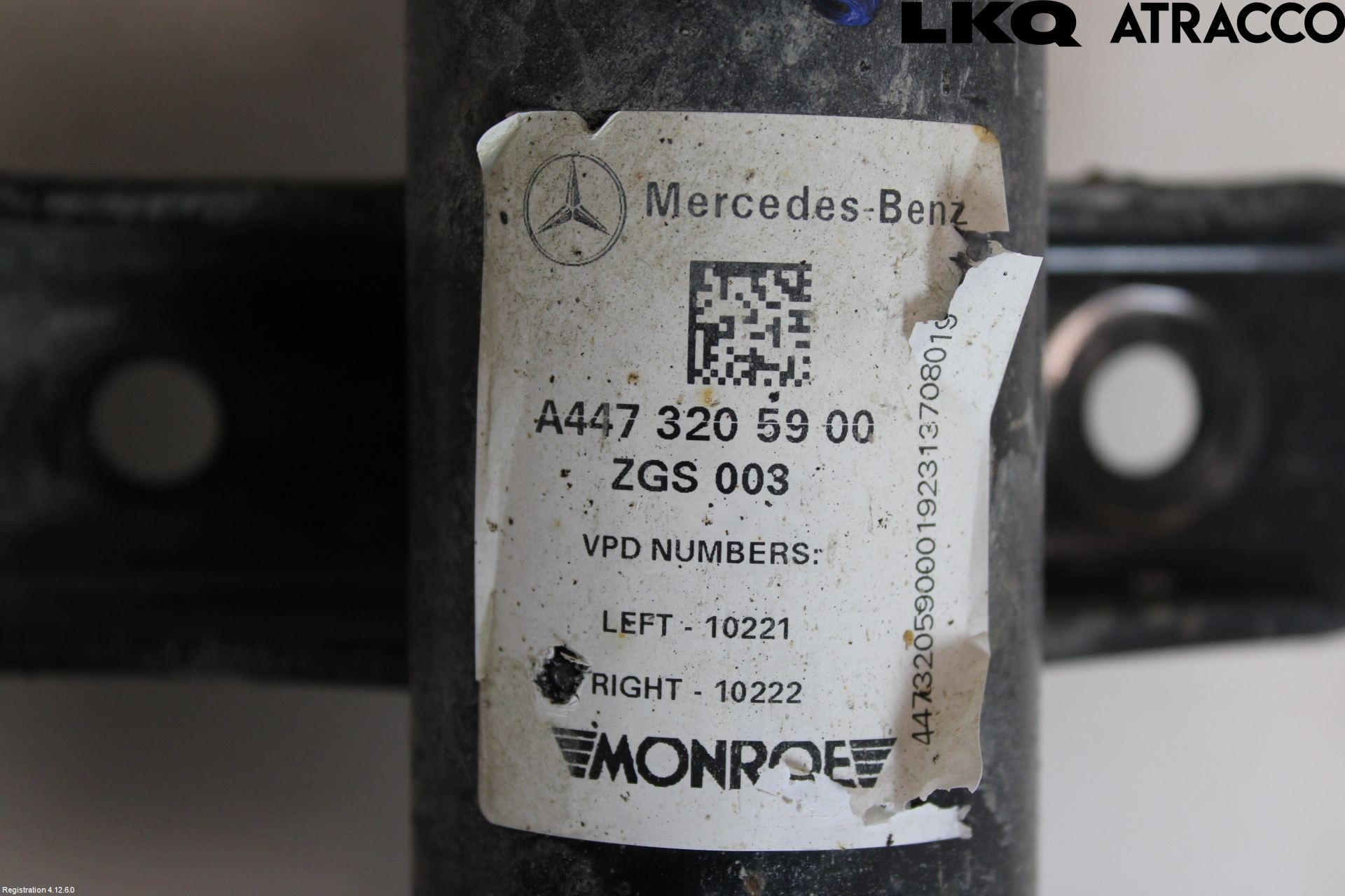 Mercedes-Benz MB VITO/V-KLASS (W640,W447,W448) 14- Fjærbein Foran Venstre