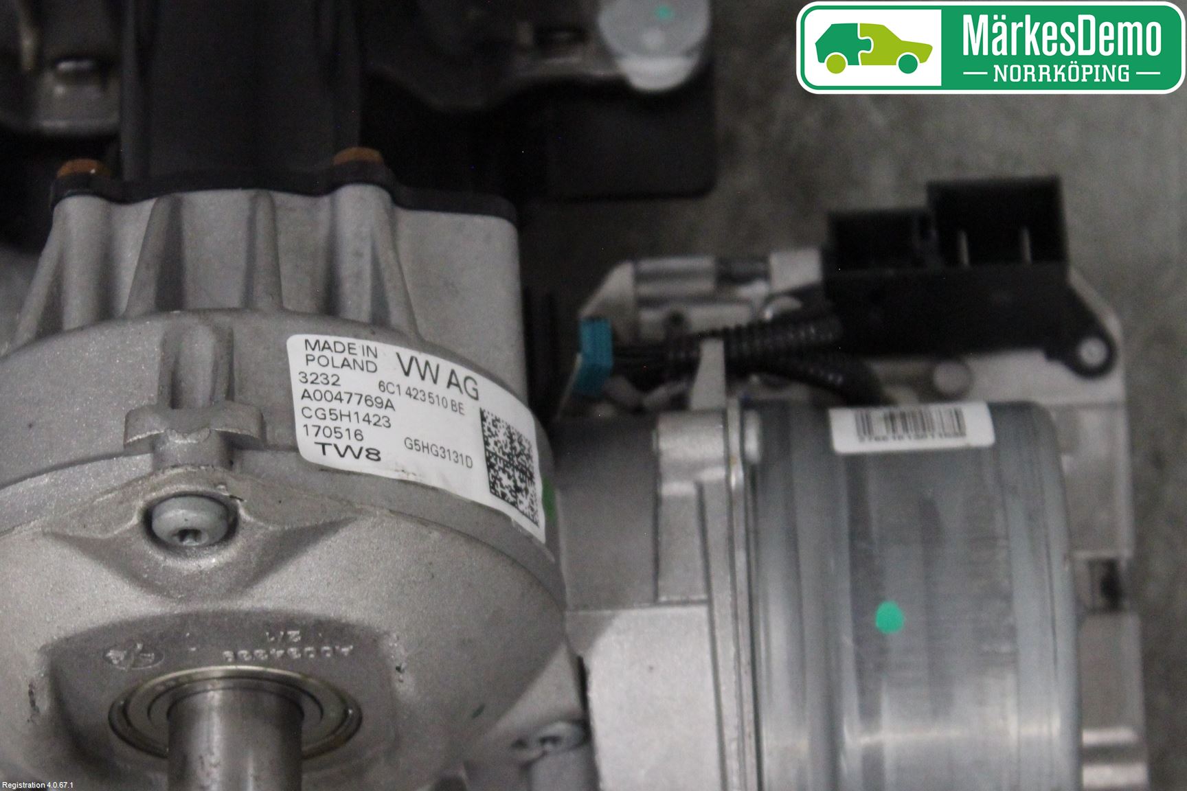 Skoda FABIA 15-21 Rattakselaggregat Innebygd Servo