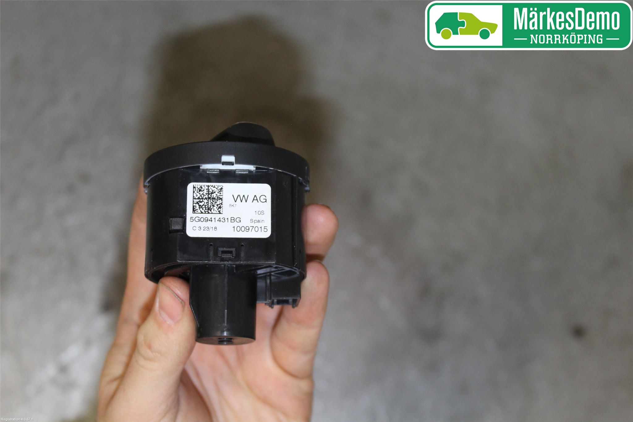 Volkswagen VW GOLF / E-GOLF VII 13-20 Bryter Hovedlys
