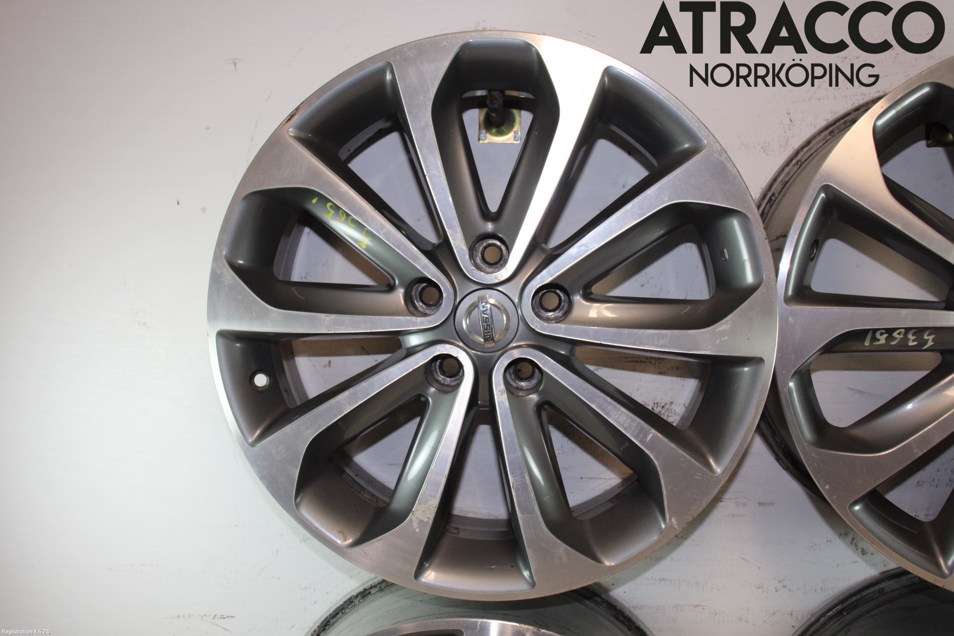 Nissan QASHQAI 10-14 Felg Aluminium Sett 4Stk