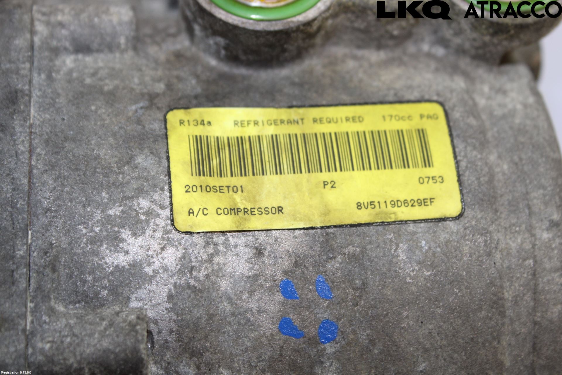 Ford FIESTA 09-12 Varme Ac Kompressor