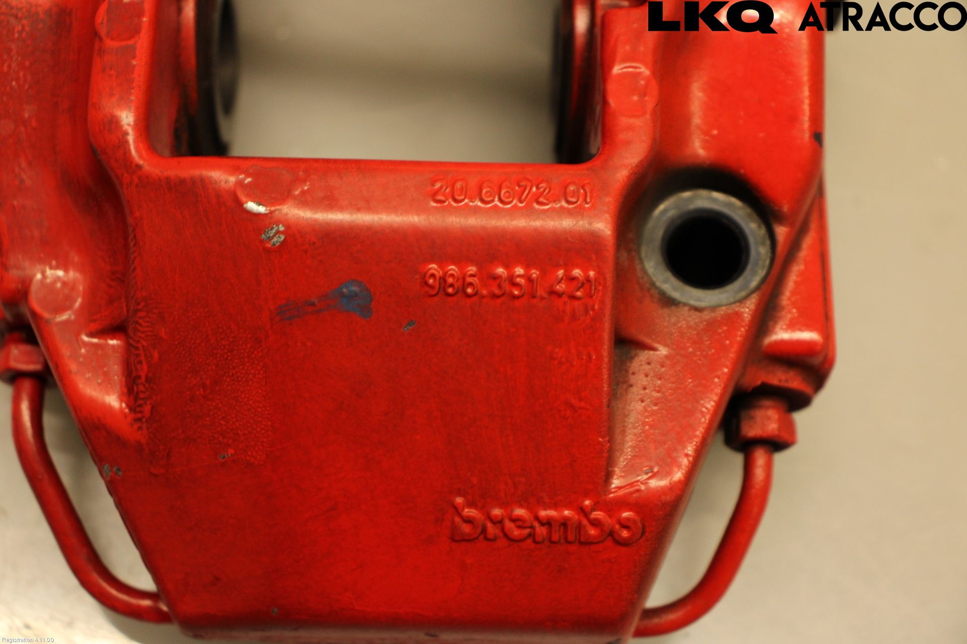 Porsche BOXSTER 96- Bremsecaliper Foran Venstre