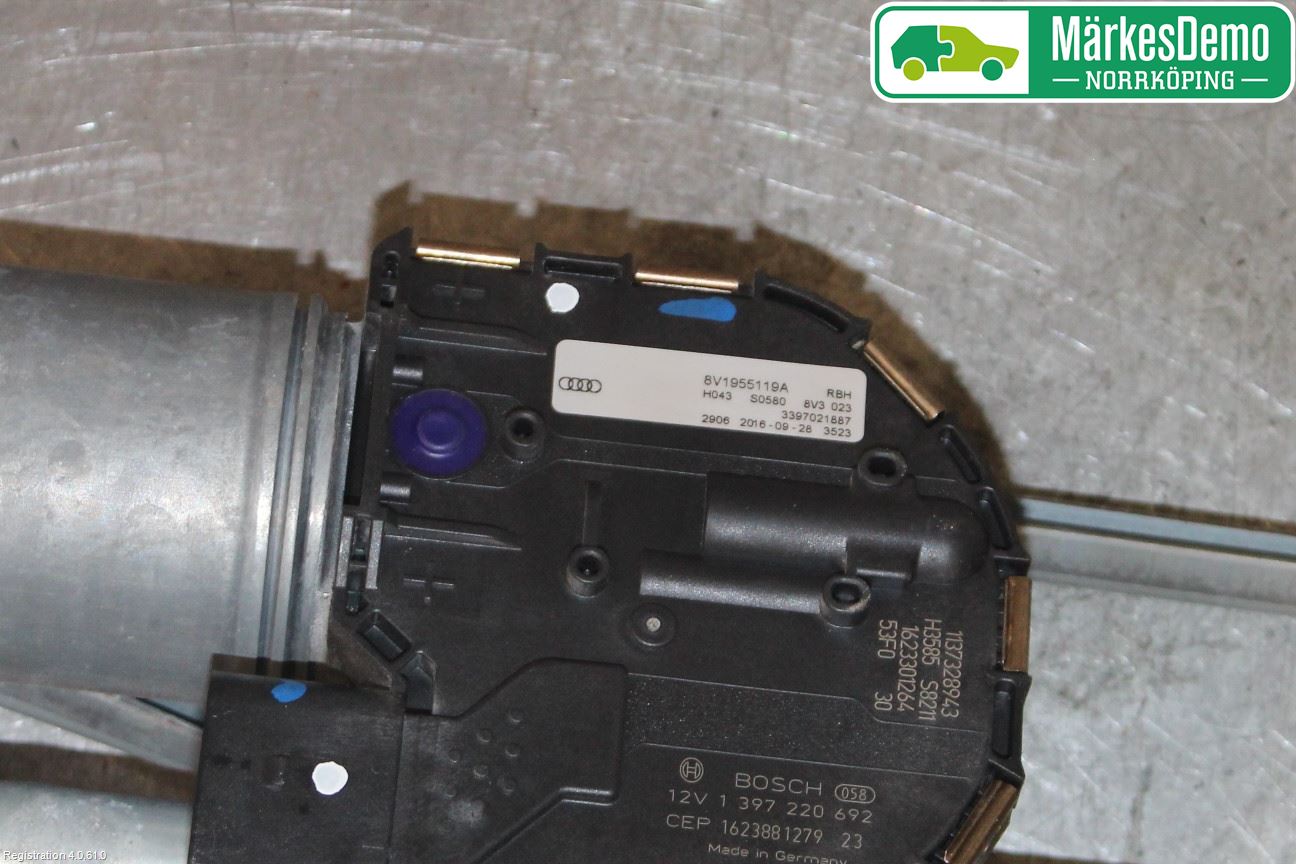 Audi A3/S3 8V 13-20 Viskeroverføring Frontrute