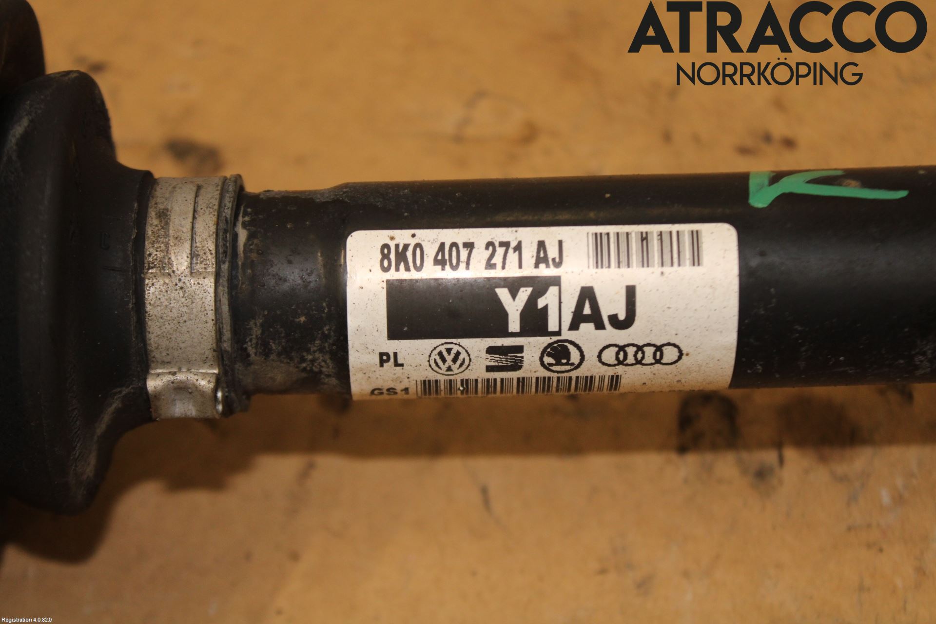 Audi A4 12-15 Drivaksel Foran Kompl Høyre