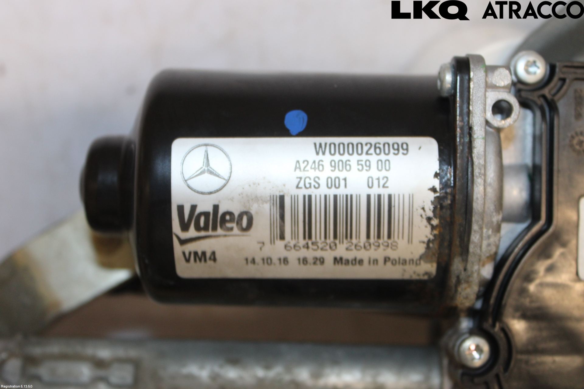 Mercedes-Benz MB B-KLASS (W246/W242) 12-19 Viskeroverføring Frontrute