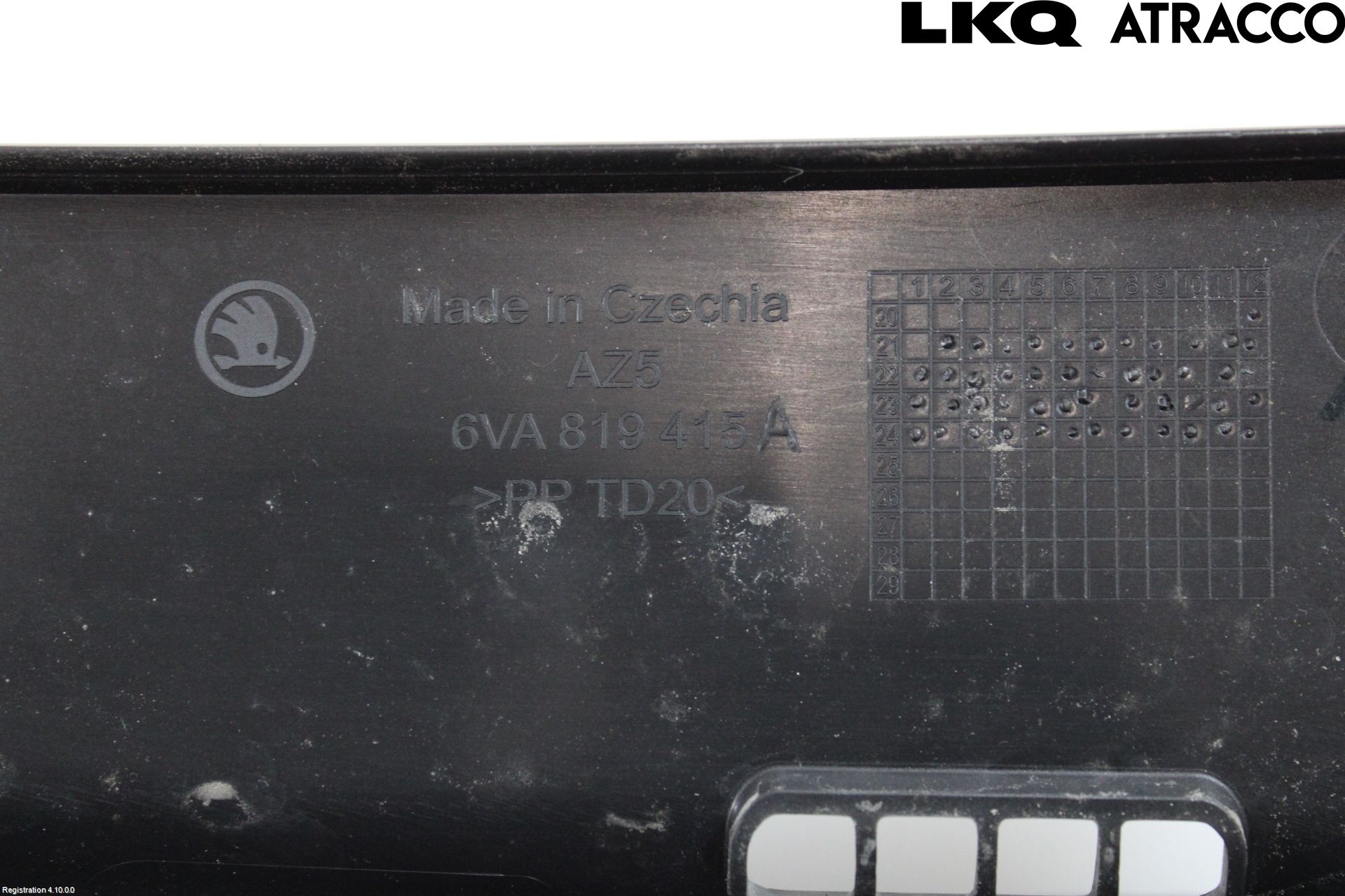 Skoda FABIA 22- Visker Deksel-Grill-Under Frr