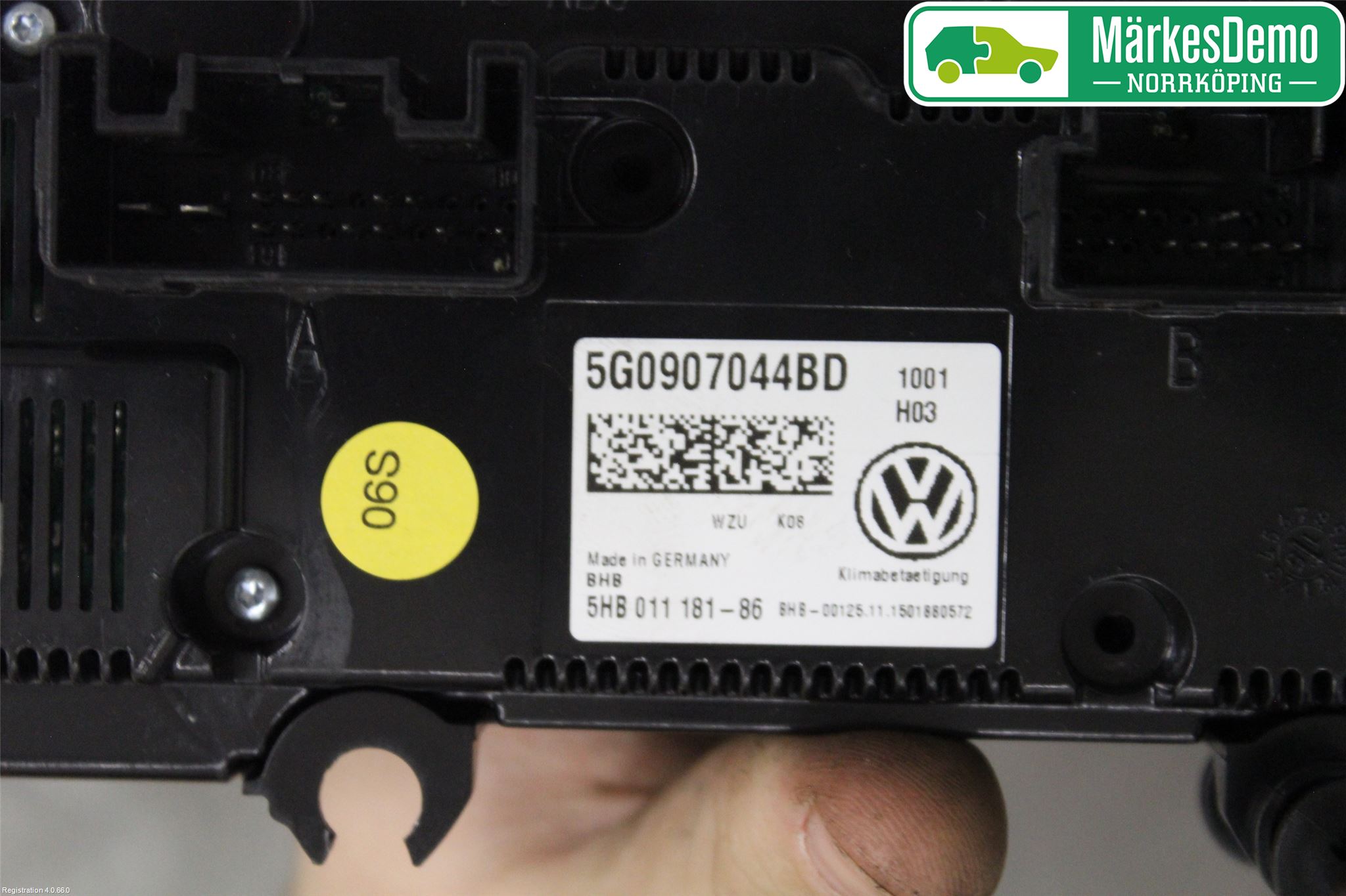 Volkswagen VW GOLF SPORTSVAN 15-20 Varmeapparat Panel(Regulering)