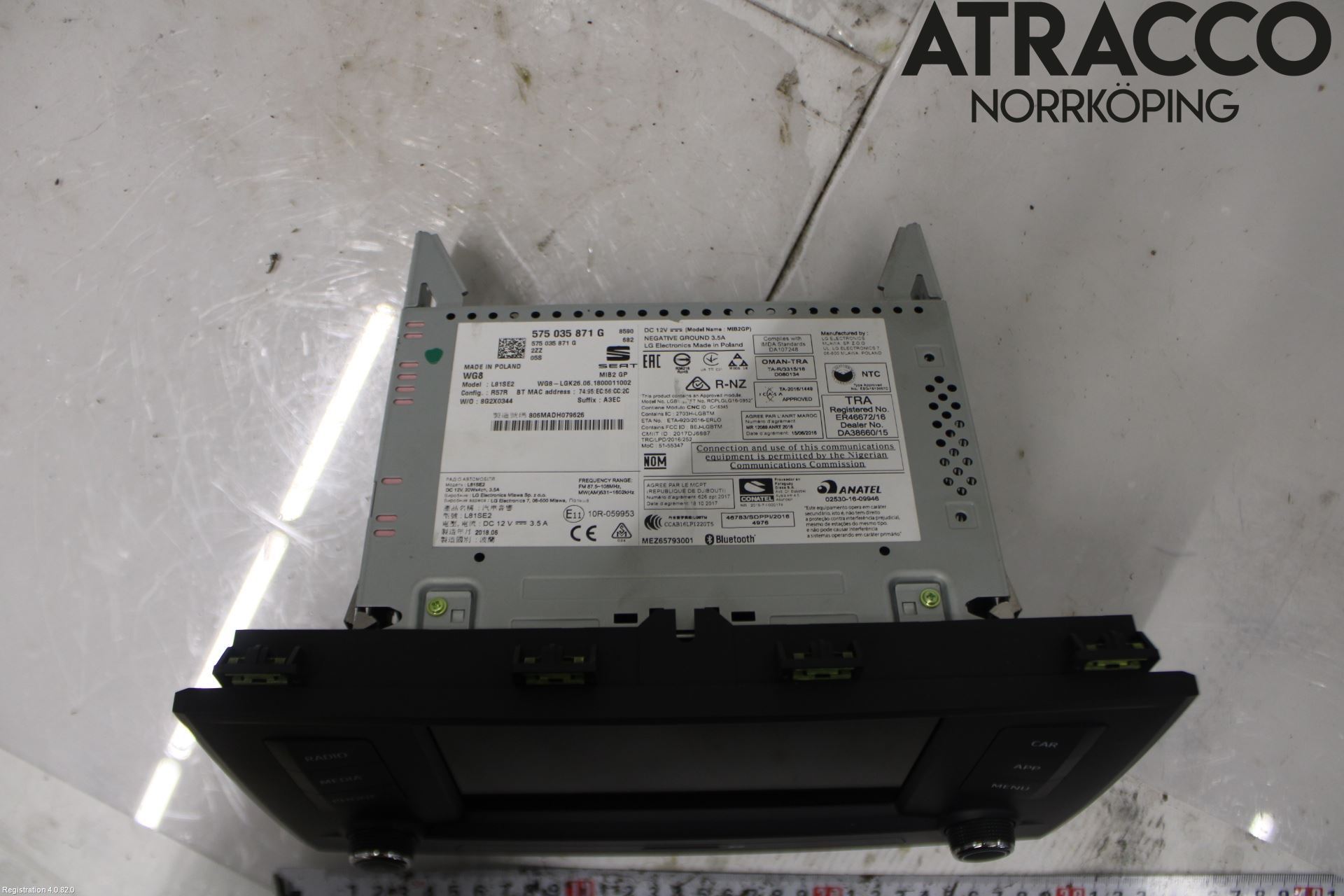 Seat ATECA 16->> Stereo Radio Med Cd