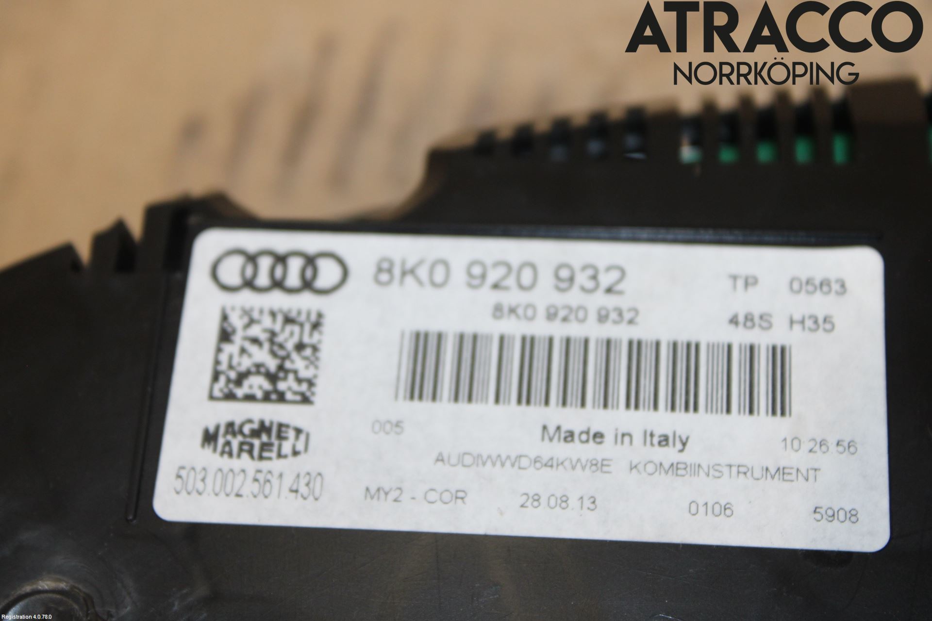 Audi A4 12-15 Instr Kombinert