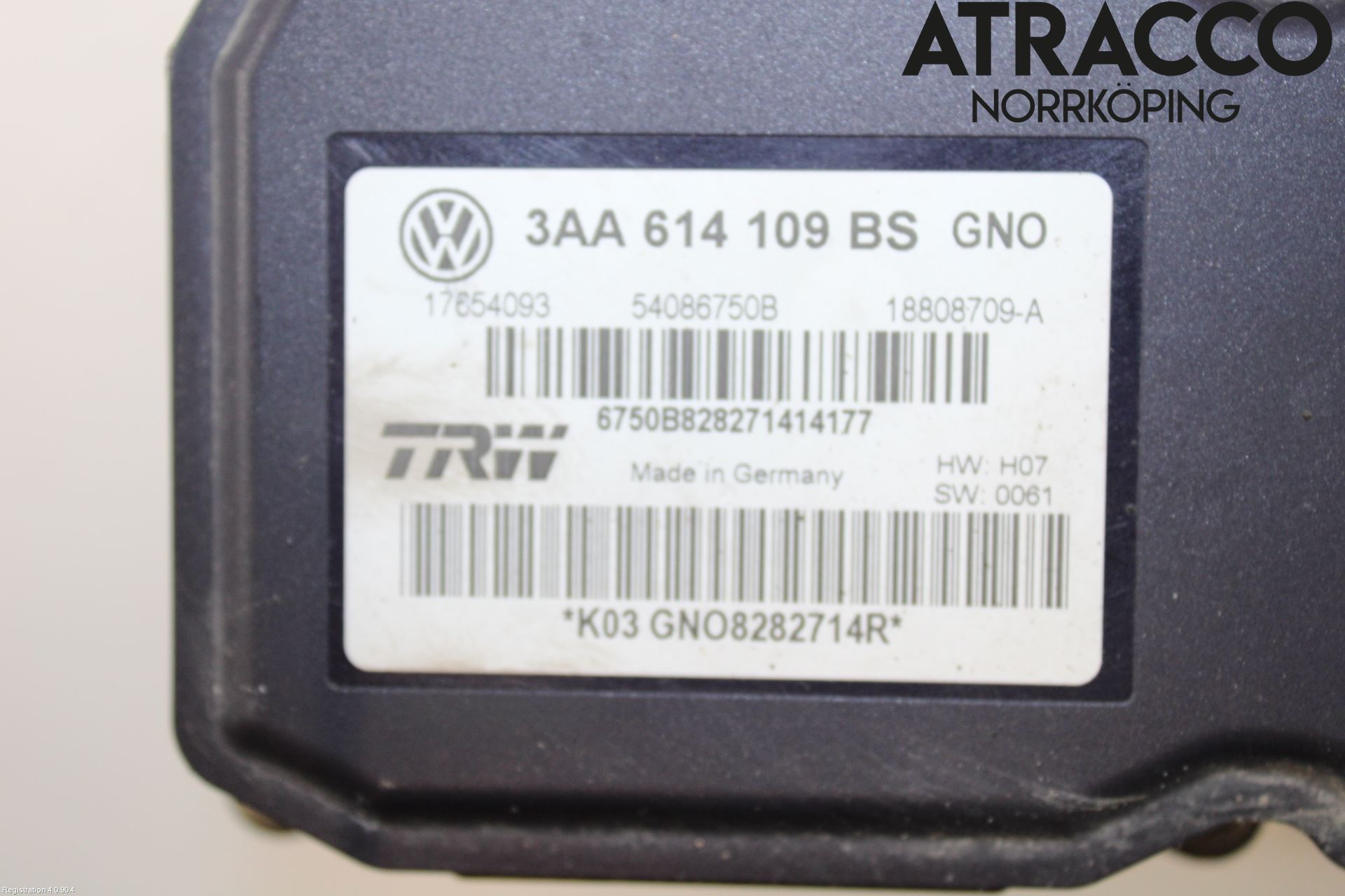 Volkswagen VW PASSAT 11-14 Abs Hydraulikkaggregat