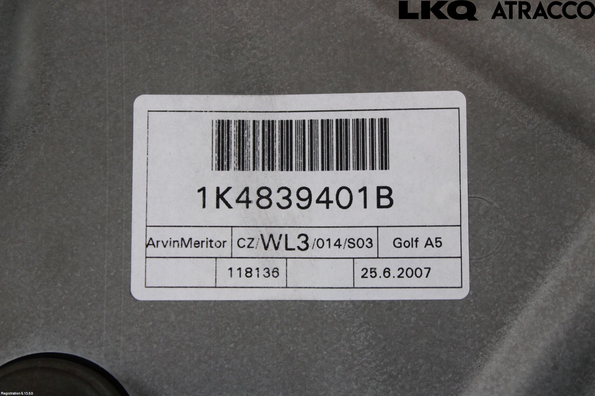 Volkswagen VW GOLF V 04-09 Vindusheissett