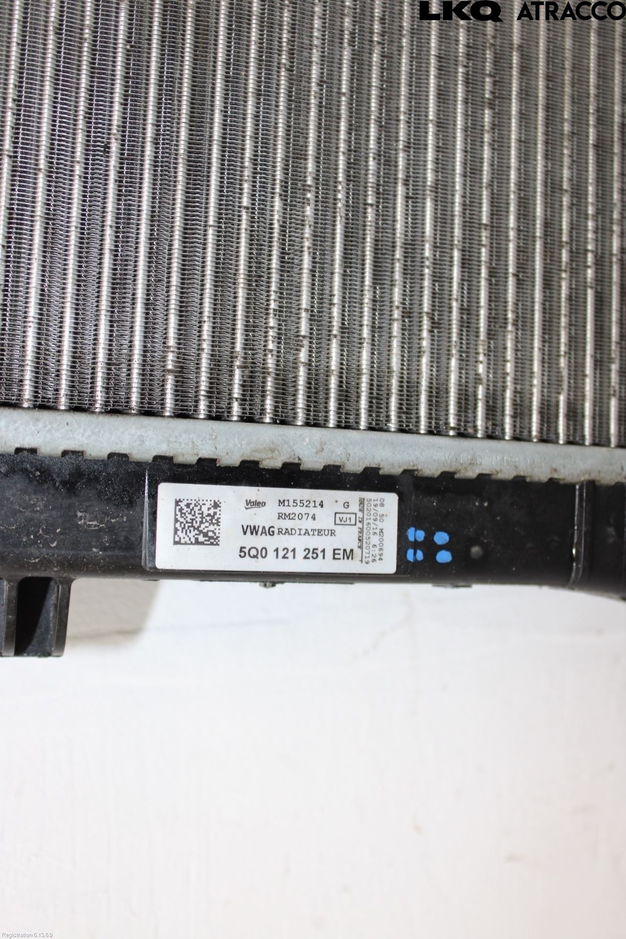 Volkswagen VW GOLF / E-GOLF VII 13-20 Radiator Manuell