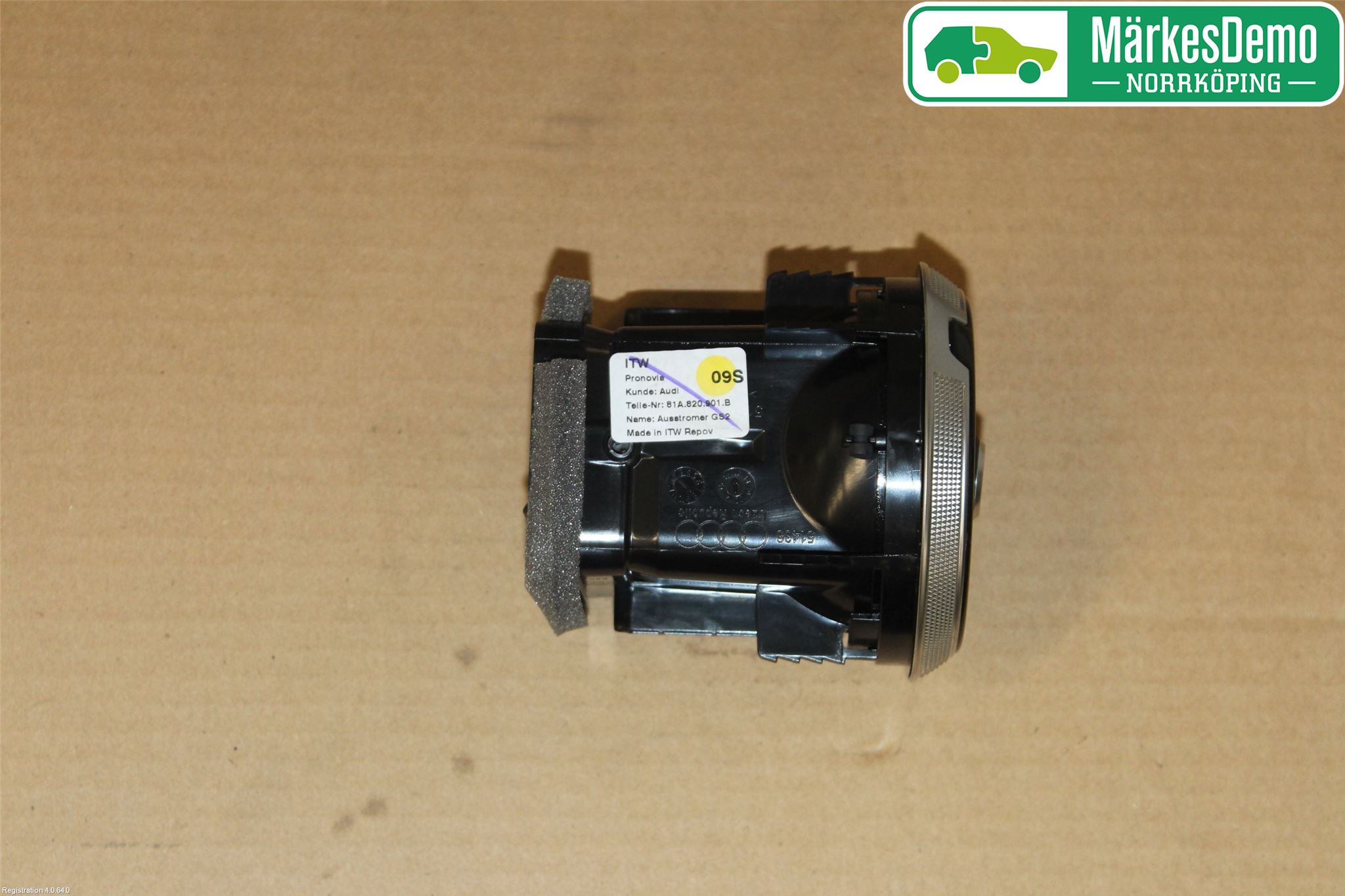 Audi A3/S3 8V 13-20 Dashbord Kanal - Dyse