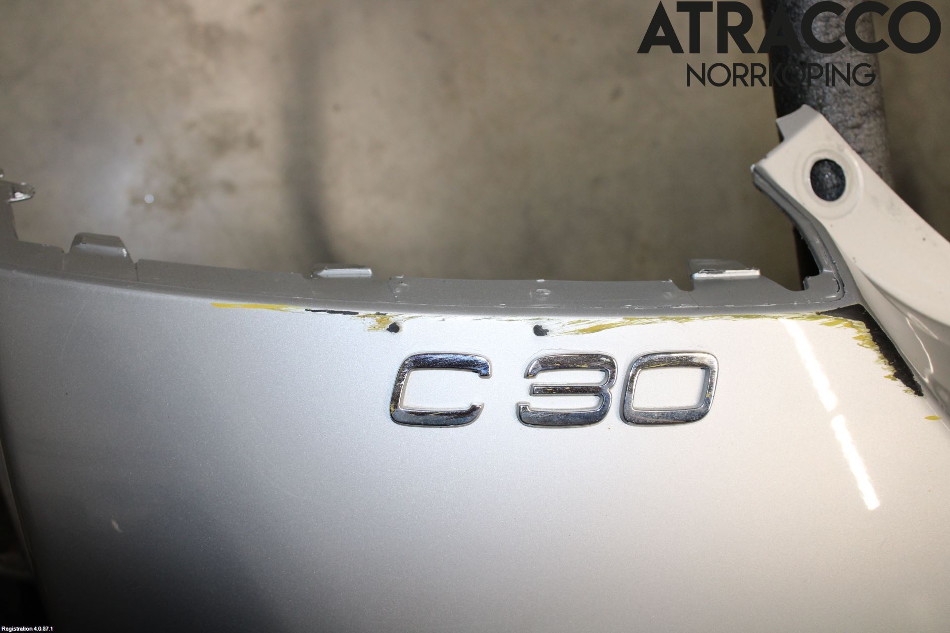 Volvo C30 07-10 Støtfanger Bak Overtrekk