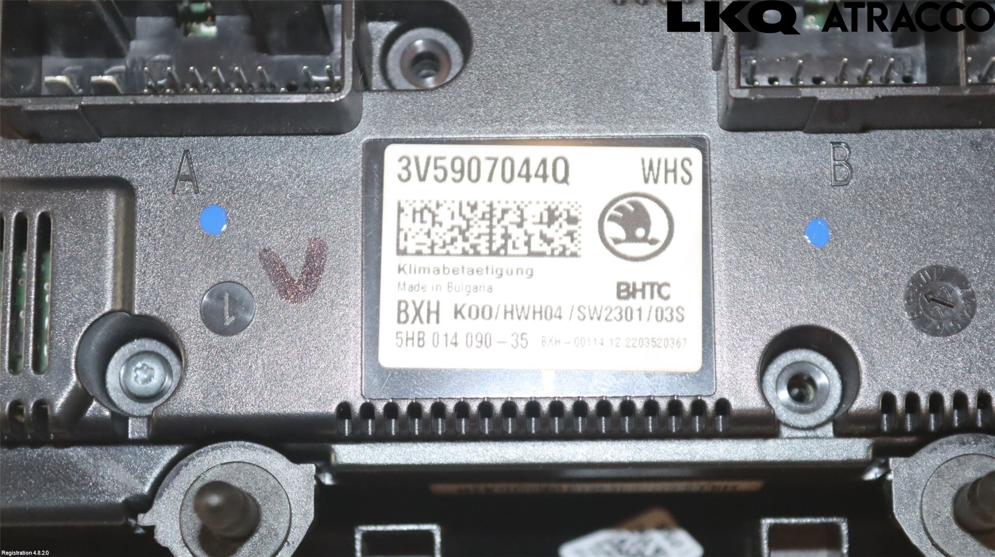 Skoda SUPERB 16-24 Varmeapparat Panel(Regulering)