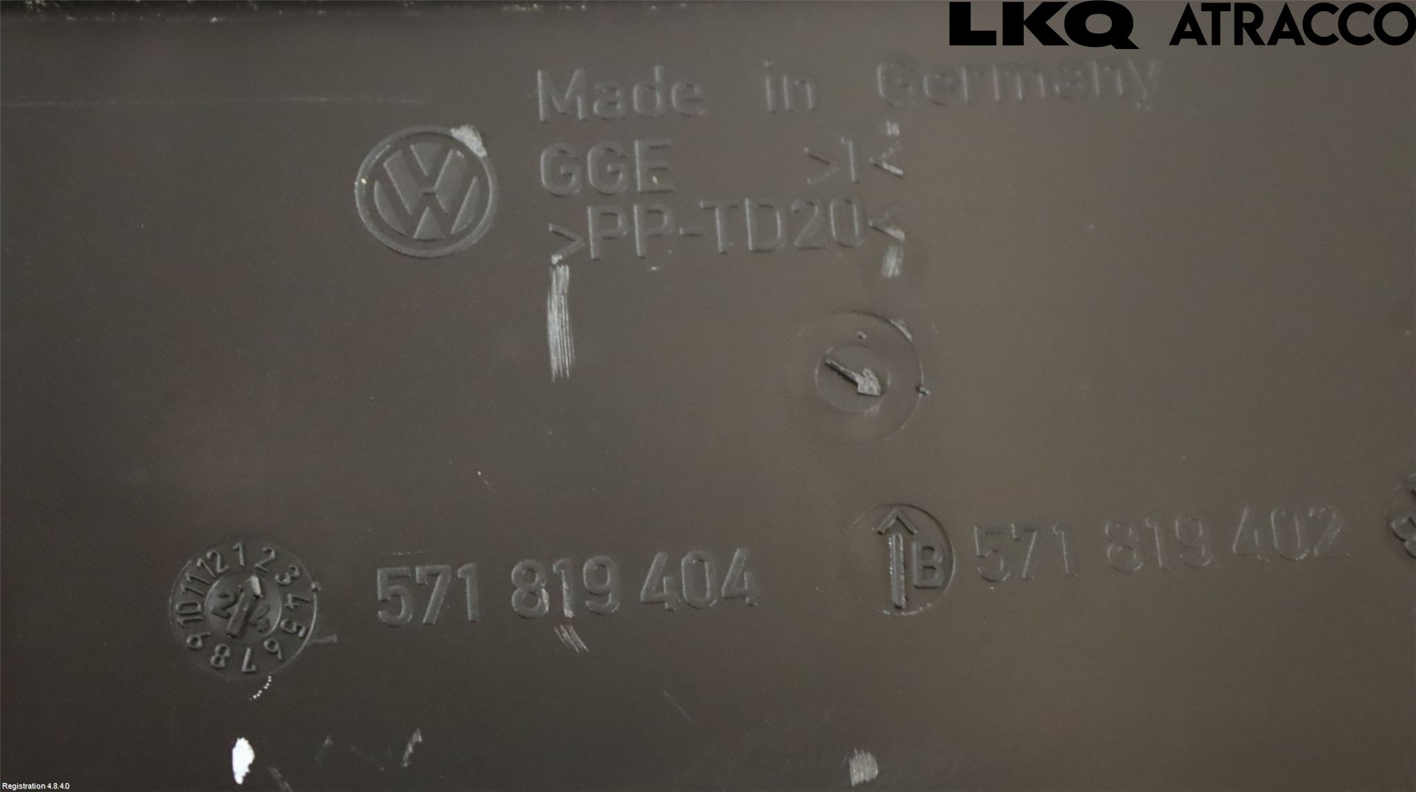 Volkswagen VW TIGUAN 24- Visker Deksel-Grill-Under Frr