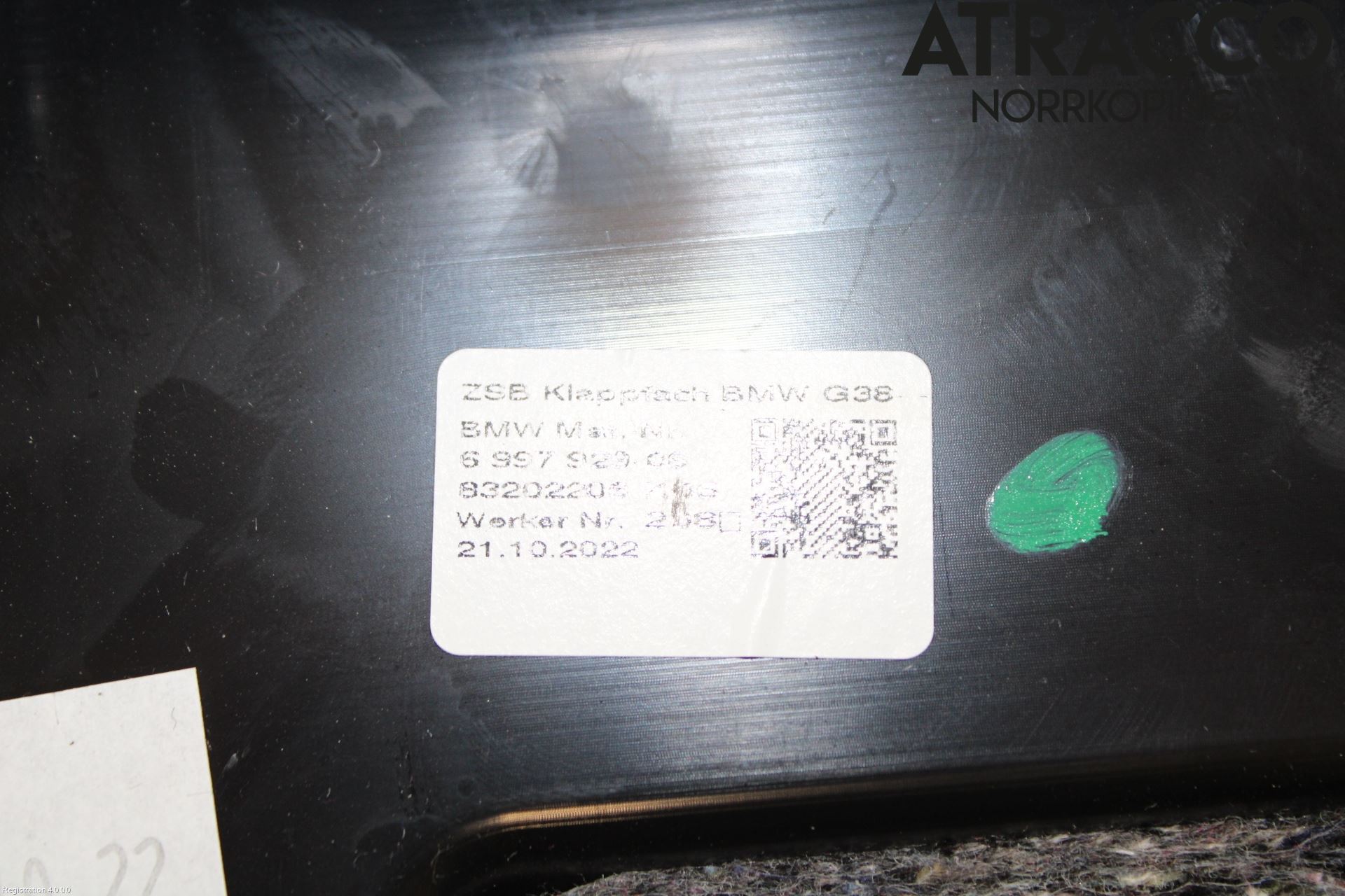 BMW 5 G30/G31/F90 17-23 Innr Oppbevaringsrom
