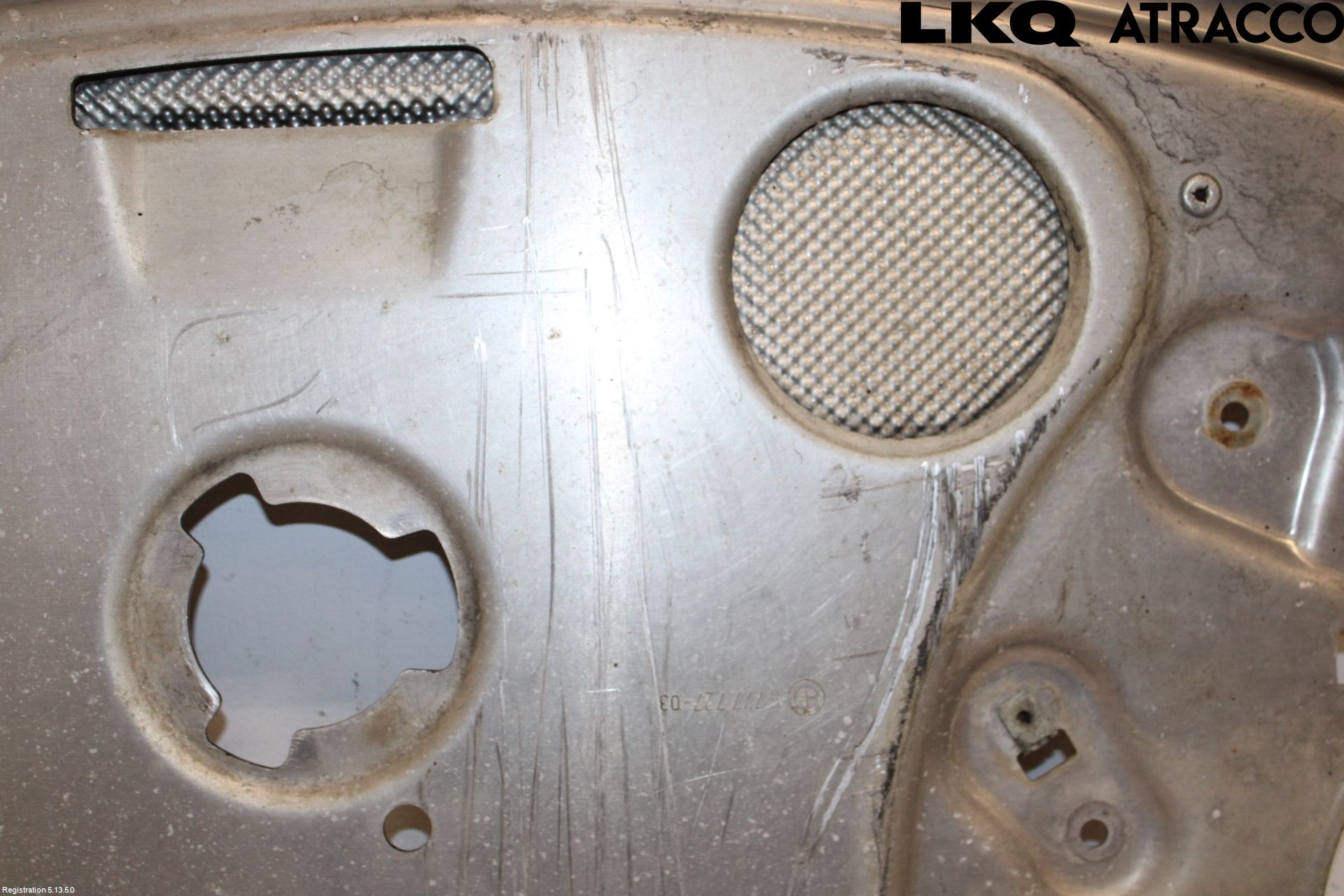 BMW 5 F10/F11/F18 09-17 Bunnplate U Motor-Gear-Dørk