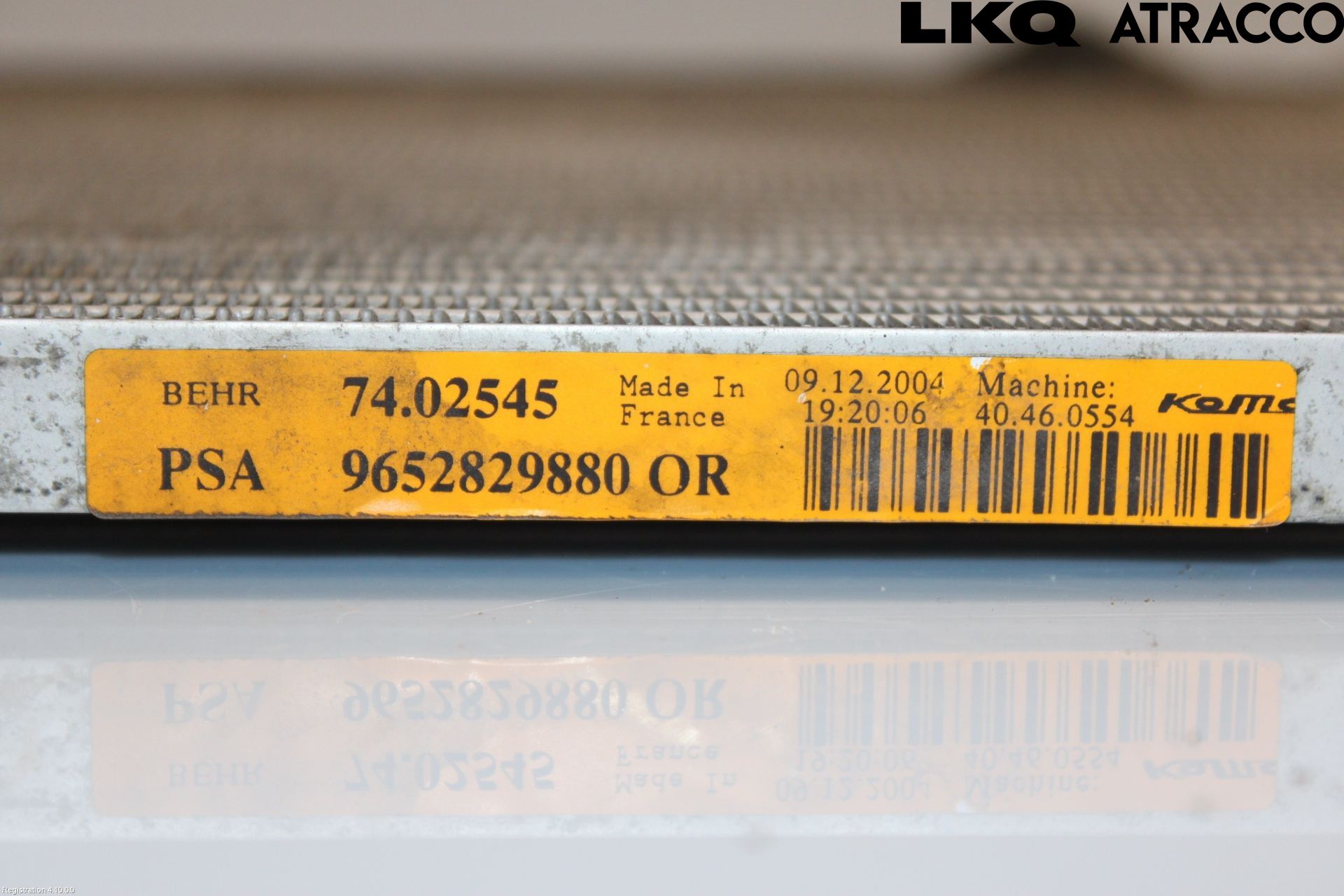 Citroen XSARA PICASSO Varme Ac Kondenser-Kjøler