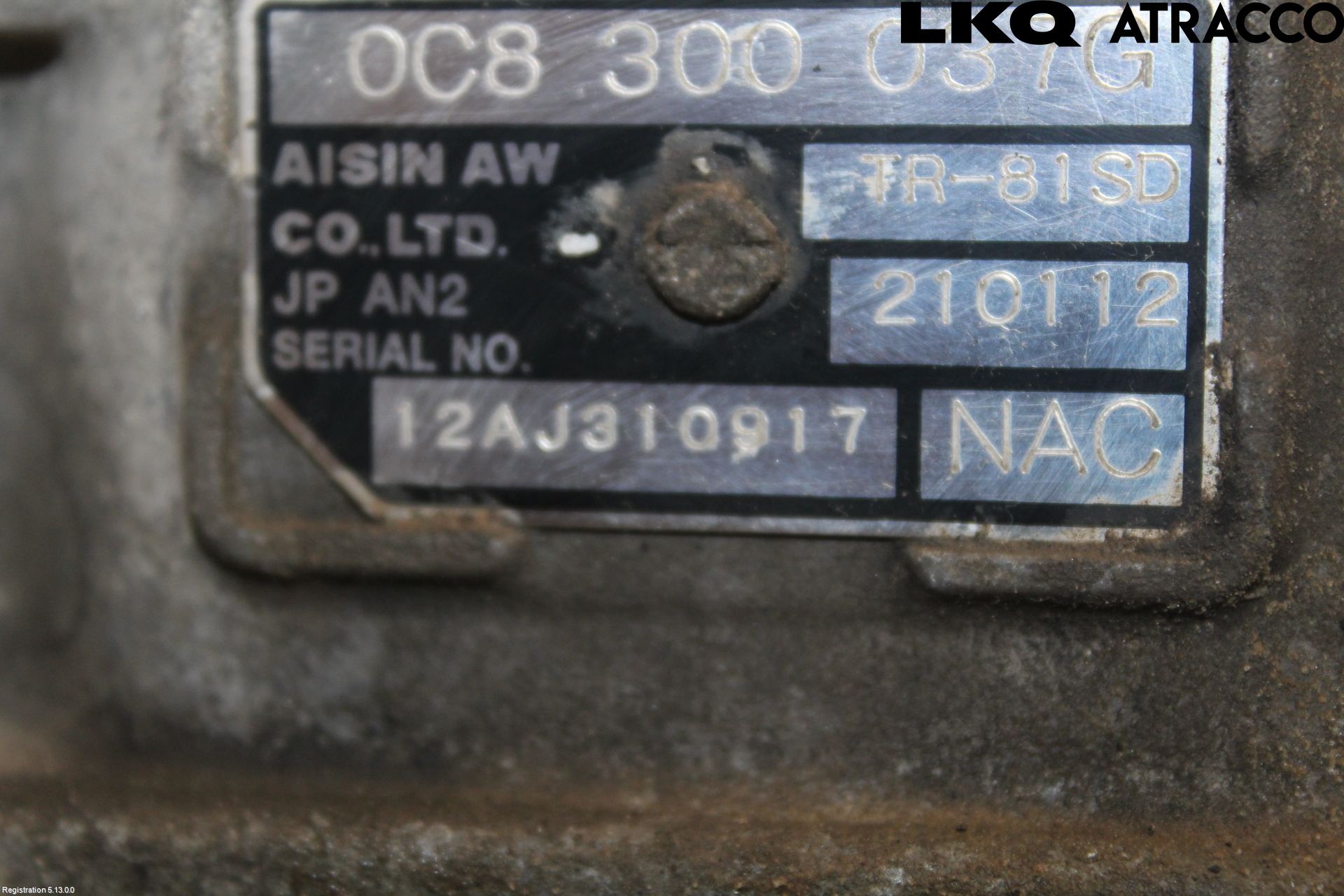 Volkswagen VW TOUAREG 7P 11-18 Gearkasse Automat