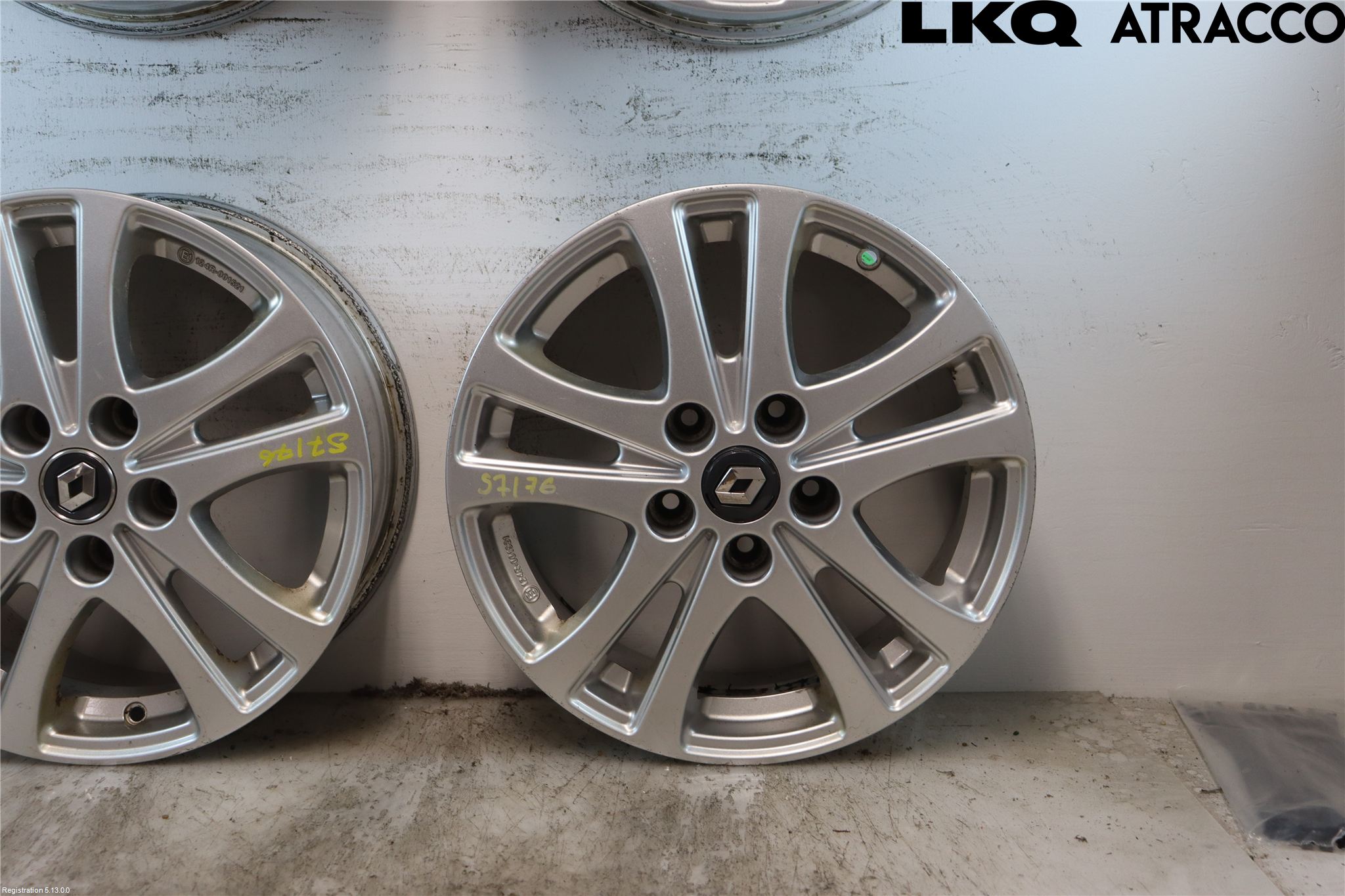 Renault MEGANE III 09-15 Felg Aluminium Sett 4Stk