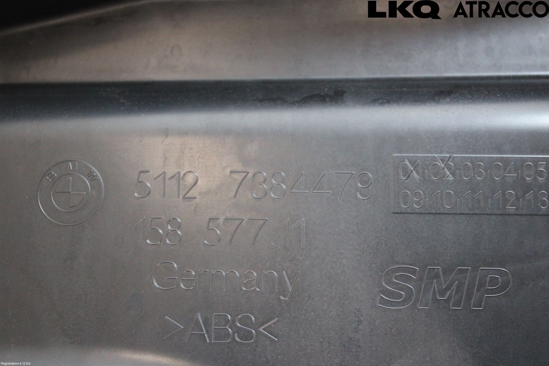 BMW 3 F30/F31/F80 12-19 Støtfangerfeste Bak Venstre