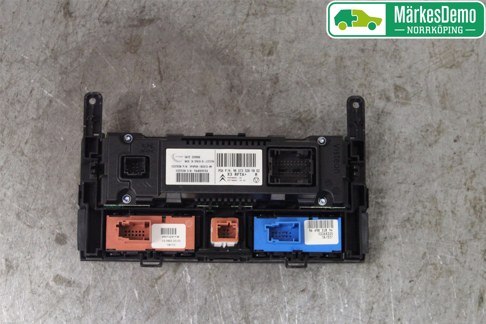 Citroen C5     05-08 Varme Ac Betjening-Display