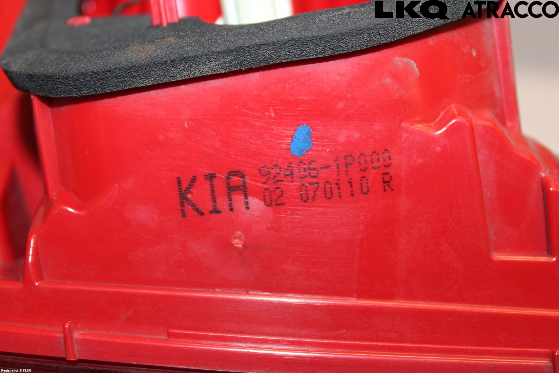 Kia VENGA 10-19 Baklykt Høyre  På Luke(Indre)