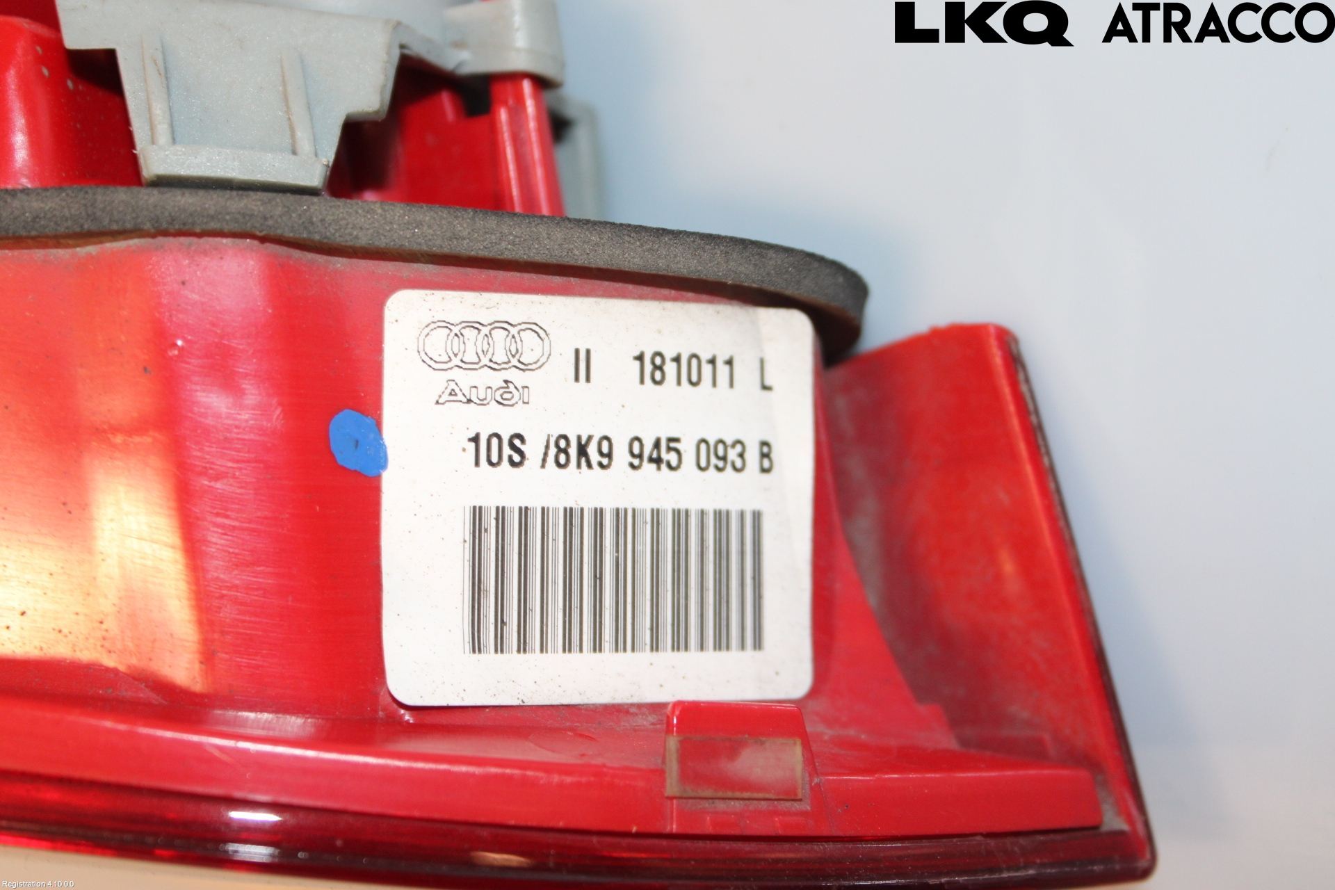 Audi A4 ALLROAD 09-16 Baklykt Venstre  På Luke(Indre