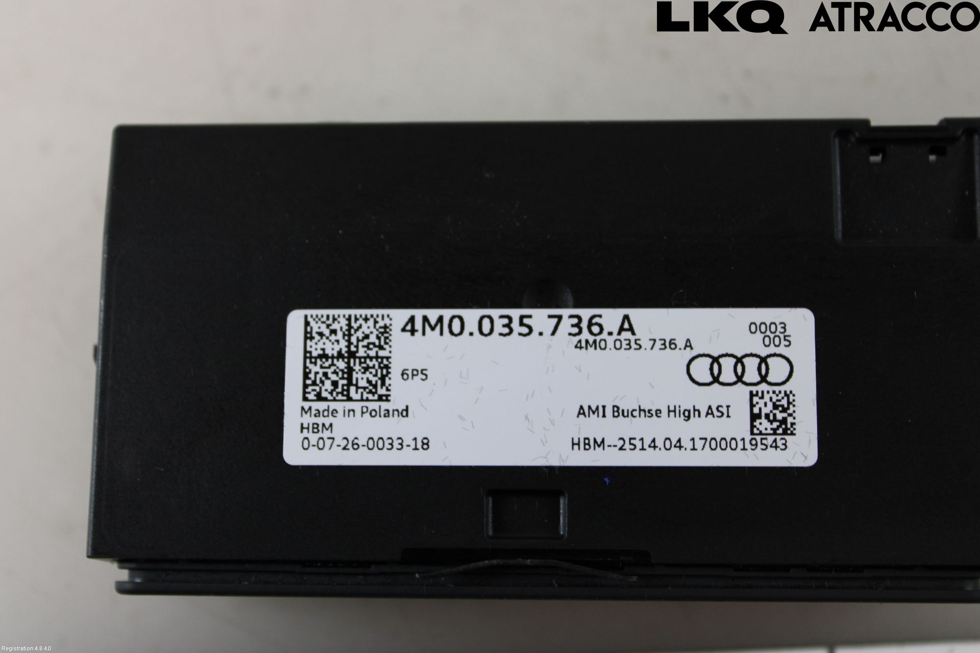 Audi Q7/SQ7 Usb Connection