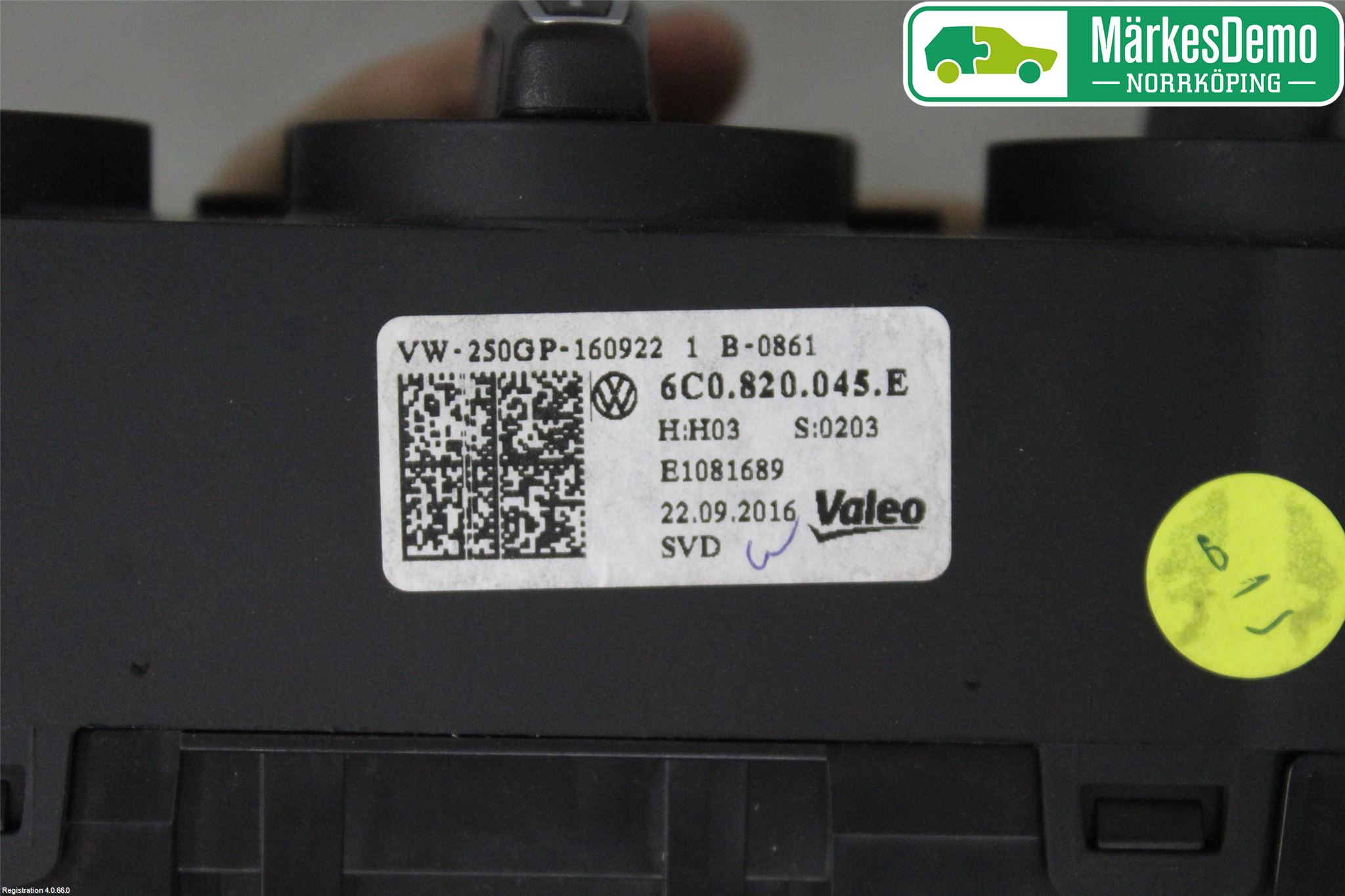 Volkswagen VW POLO 10-17 Varmeapparat Panel(Regulering)