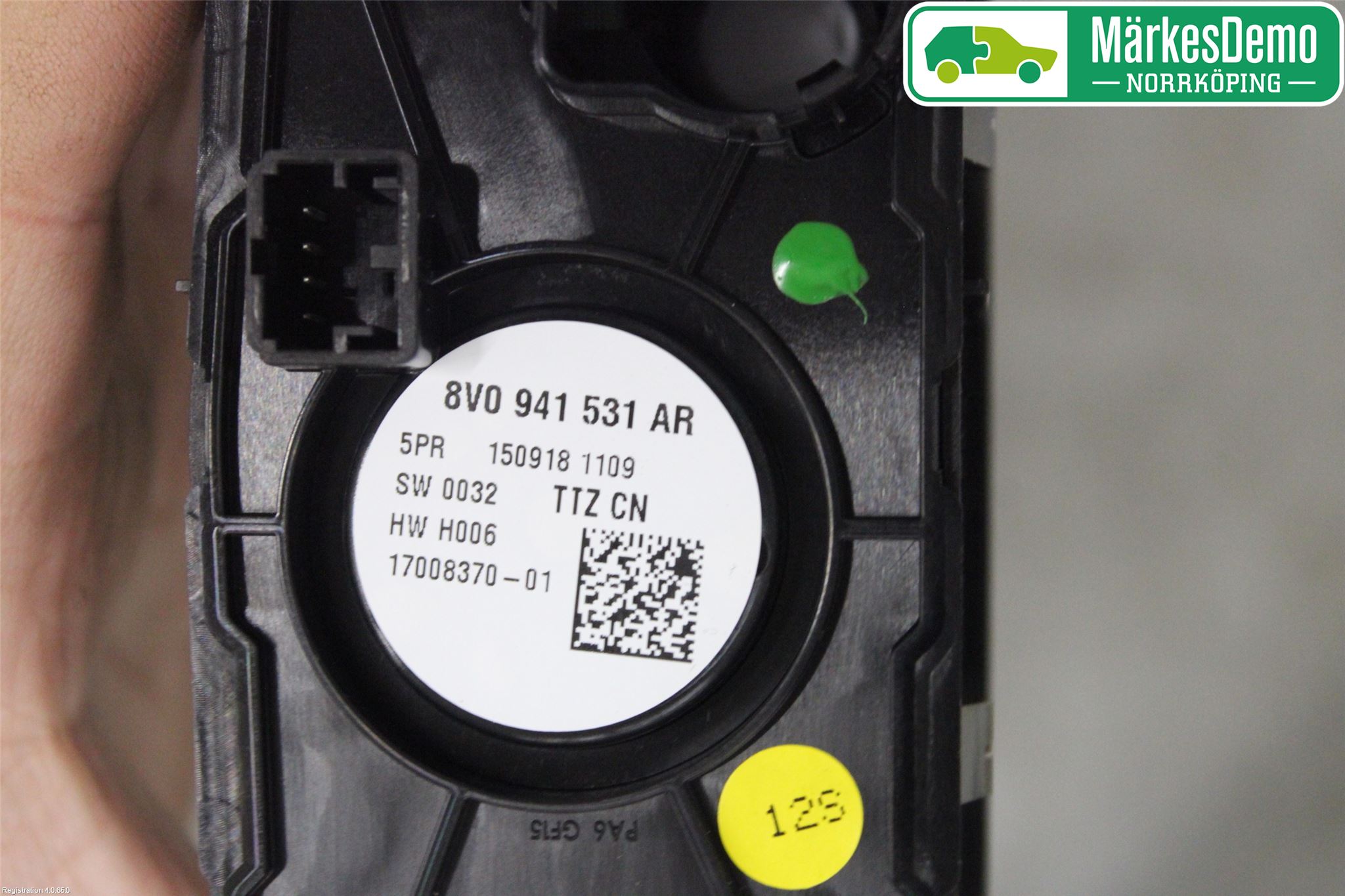 Audi A3/S3 8V 13-20 Bryter Hovedlys